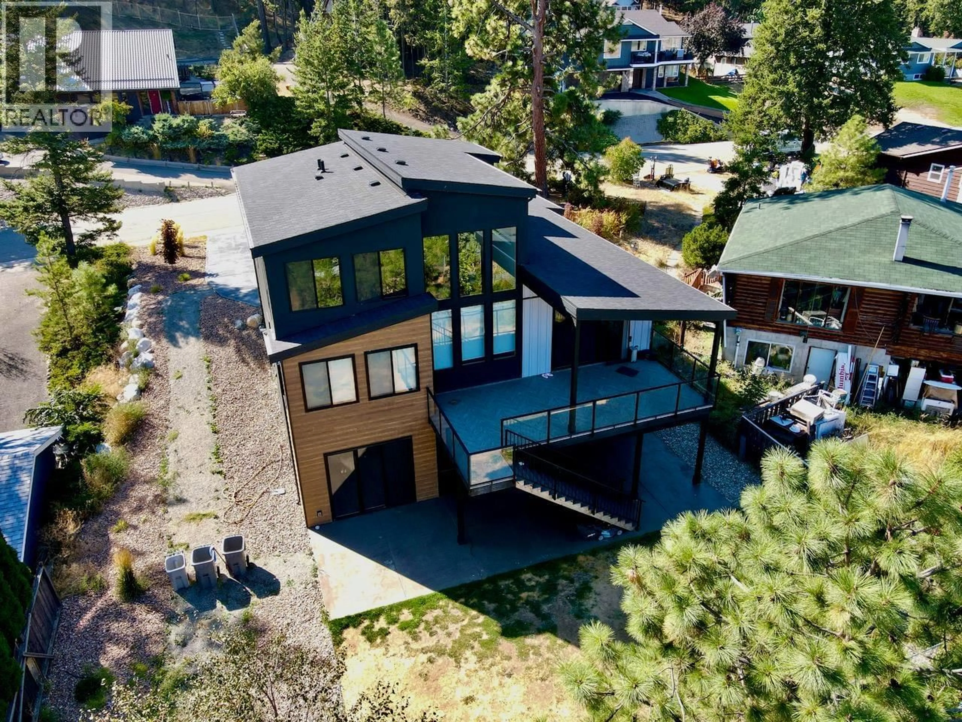 A pic from outside/outdoor area/front of a property/back of a property/a pic from drone, unknown for 2570 SKEENA DR. DRIVE, Kamloops British Columbia V2E1V5