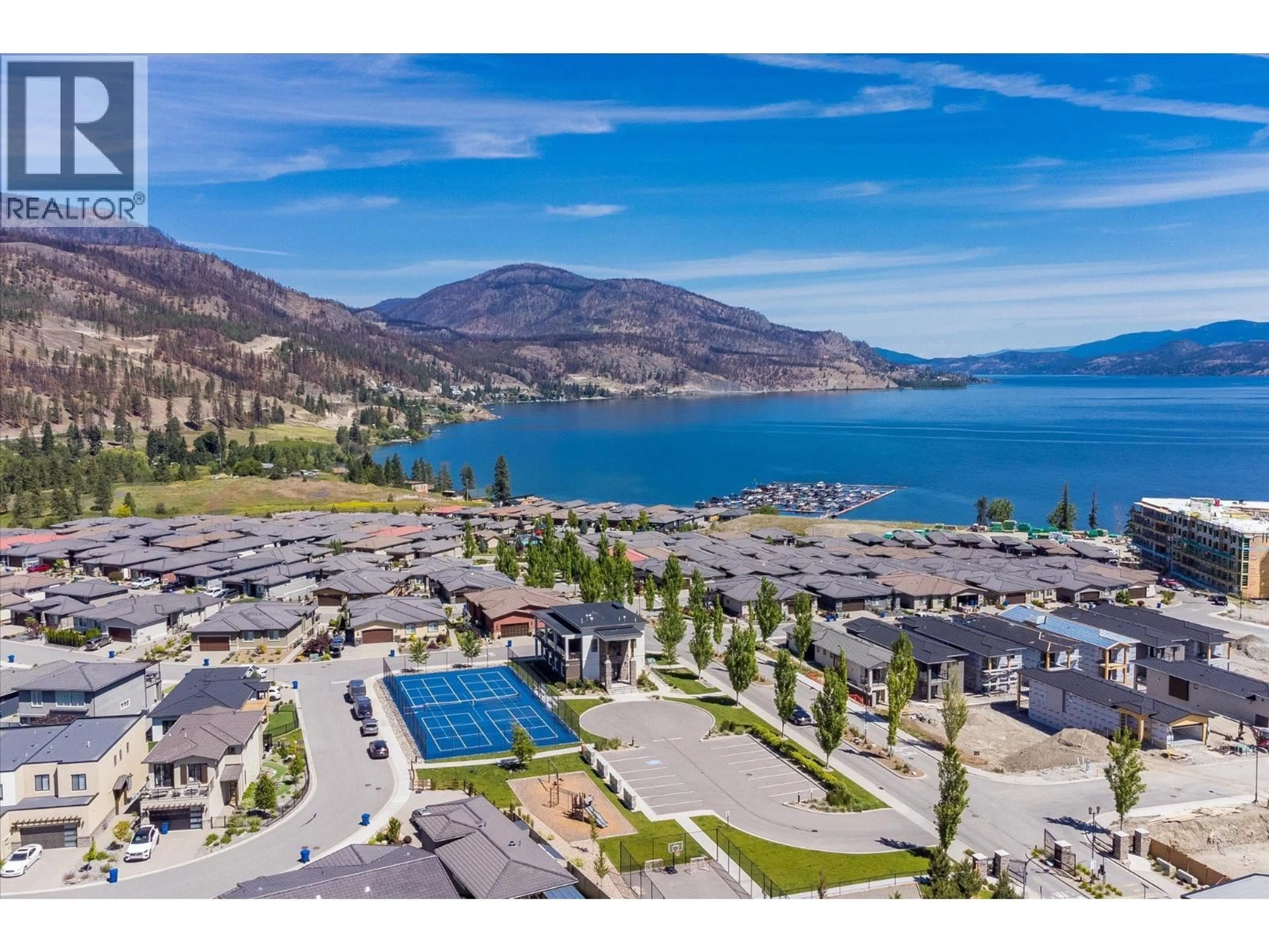 A pic from outside/outdoor area/front of a property/back of a property/a pic from drone, water/lake/river/ocean view for 1846 VIEWPOINT CRESCENT, West Kelowna British Columbia V1Z4E1