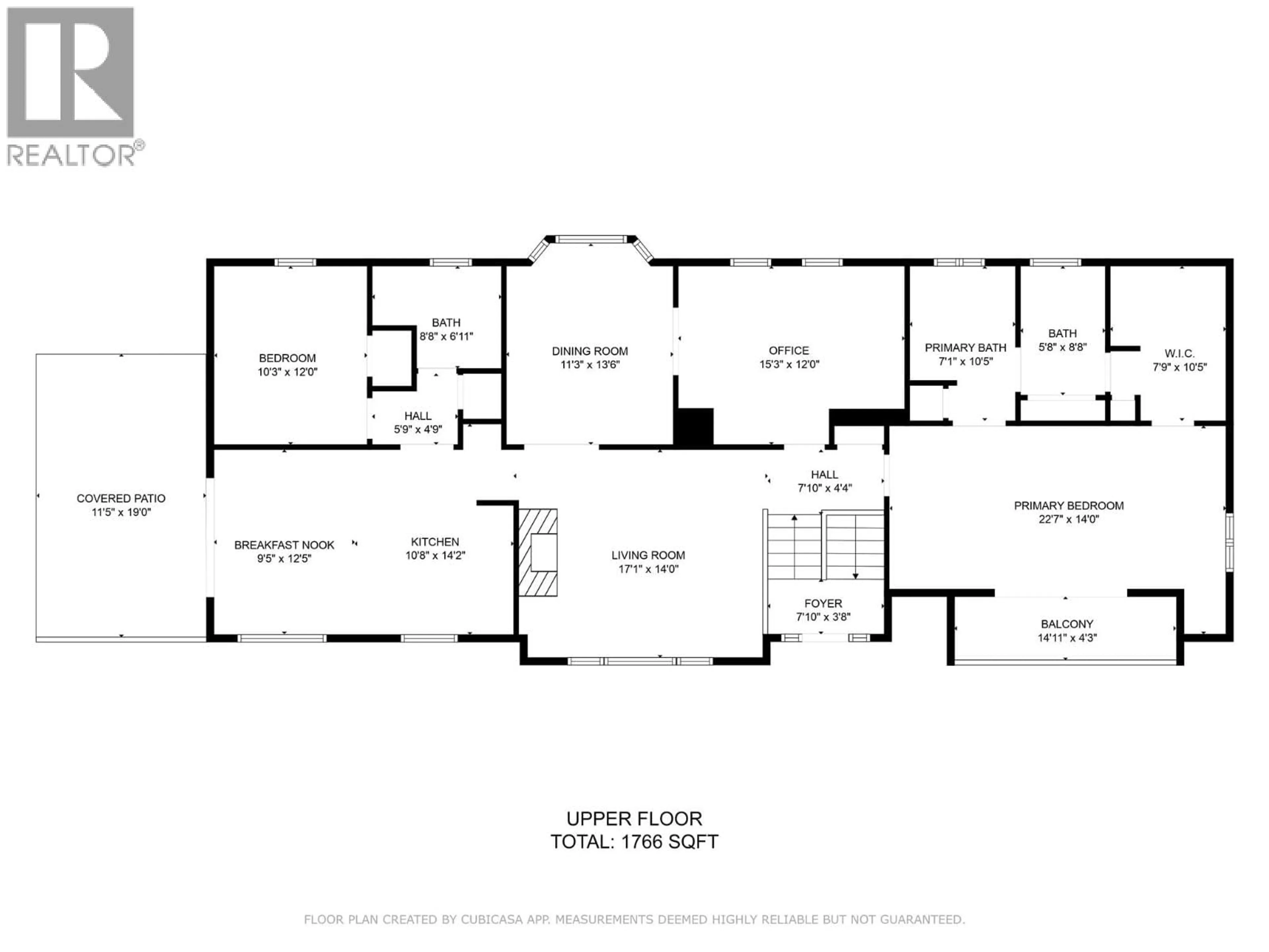 Floor plan for 1541 20 AVENUE NORTHEAST, Salmon Arm British Columbia V1E3X8