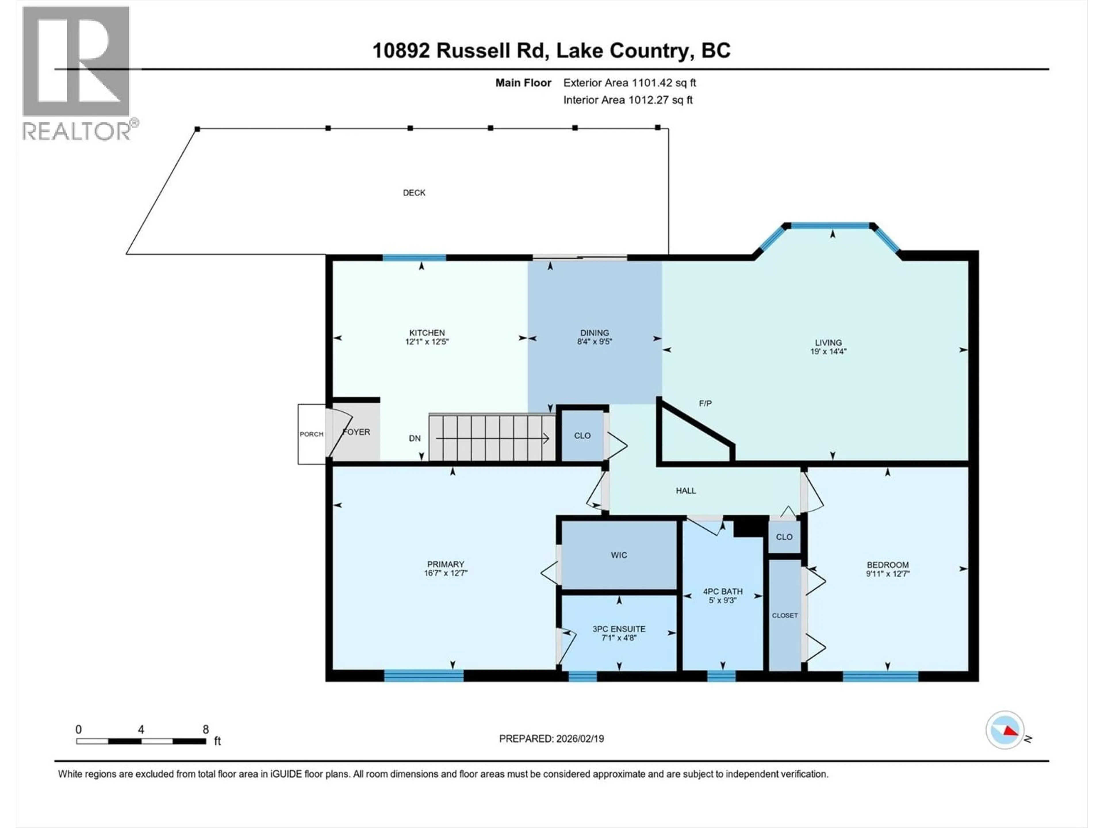 Floor plan for 10892 RUSSELL ROAD, Lake Country British Columbia V4V1W6