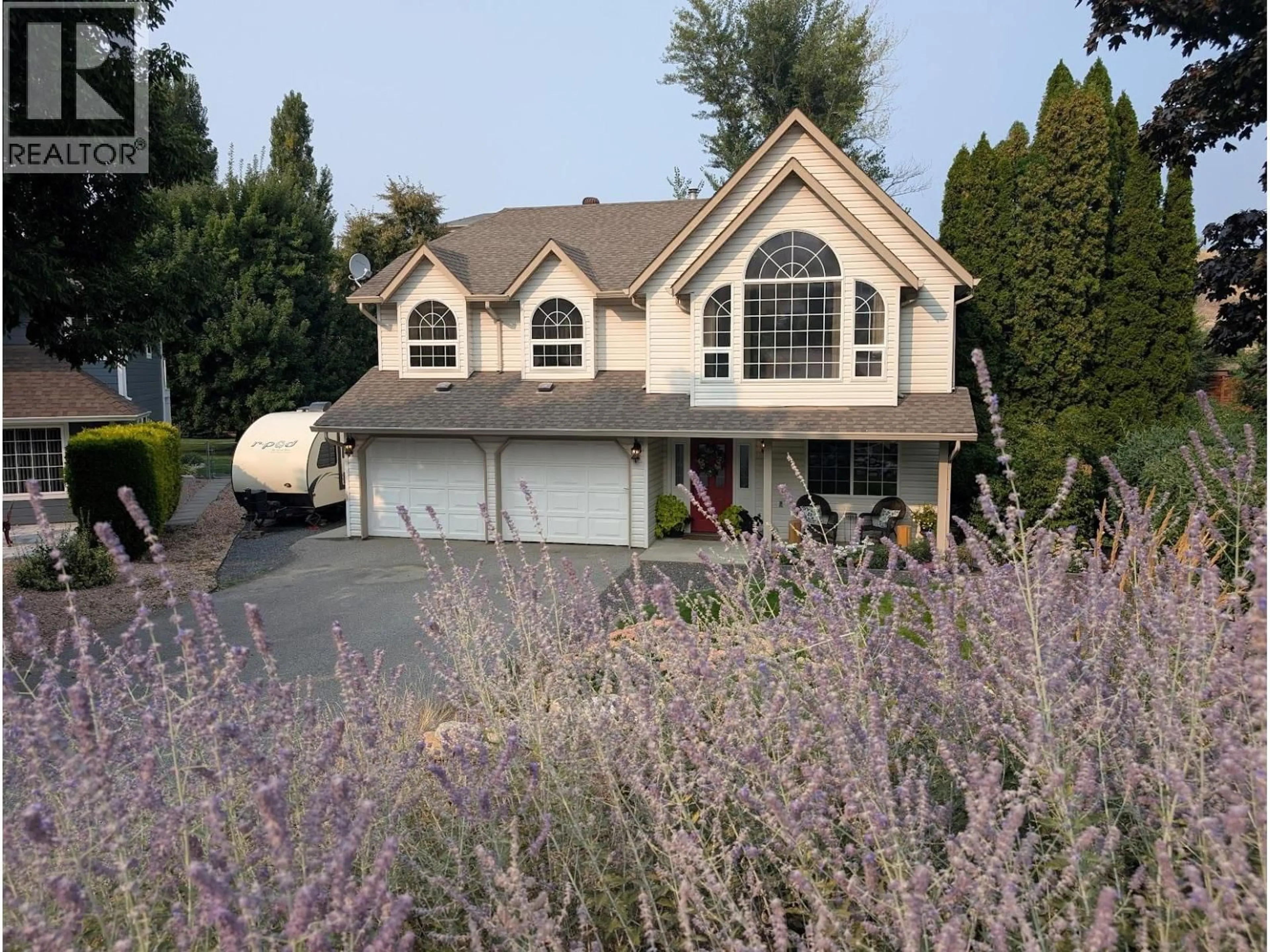 Home with vinyl exterior material, street for 6107 TAVENDER COURT, Summerland British Columbia V0H1Z7