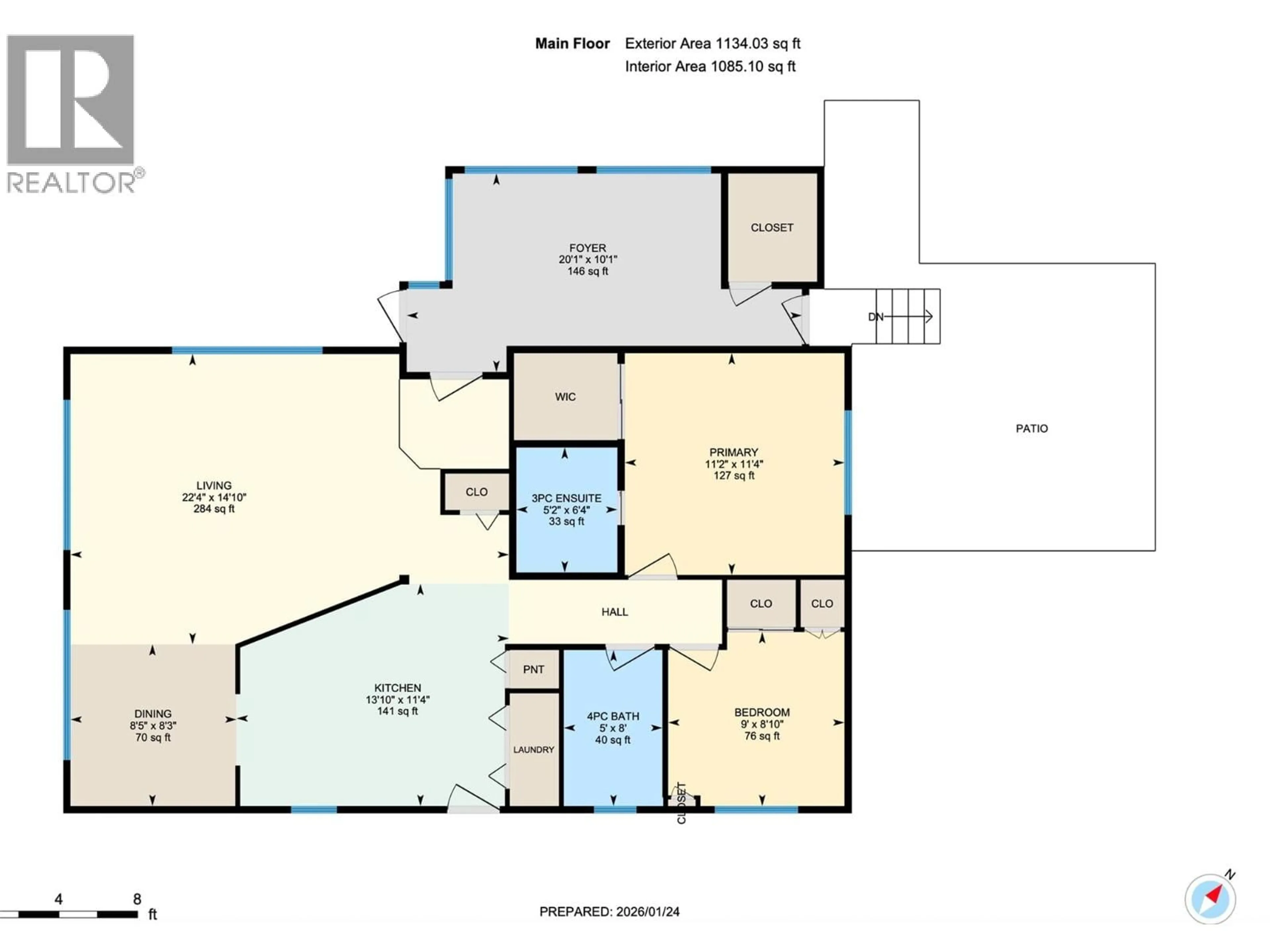Floor plan for 6 - 6601 TUCELNUIT DRIVE, Oliver British Columbia V0H1T3