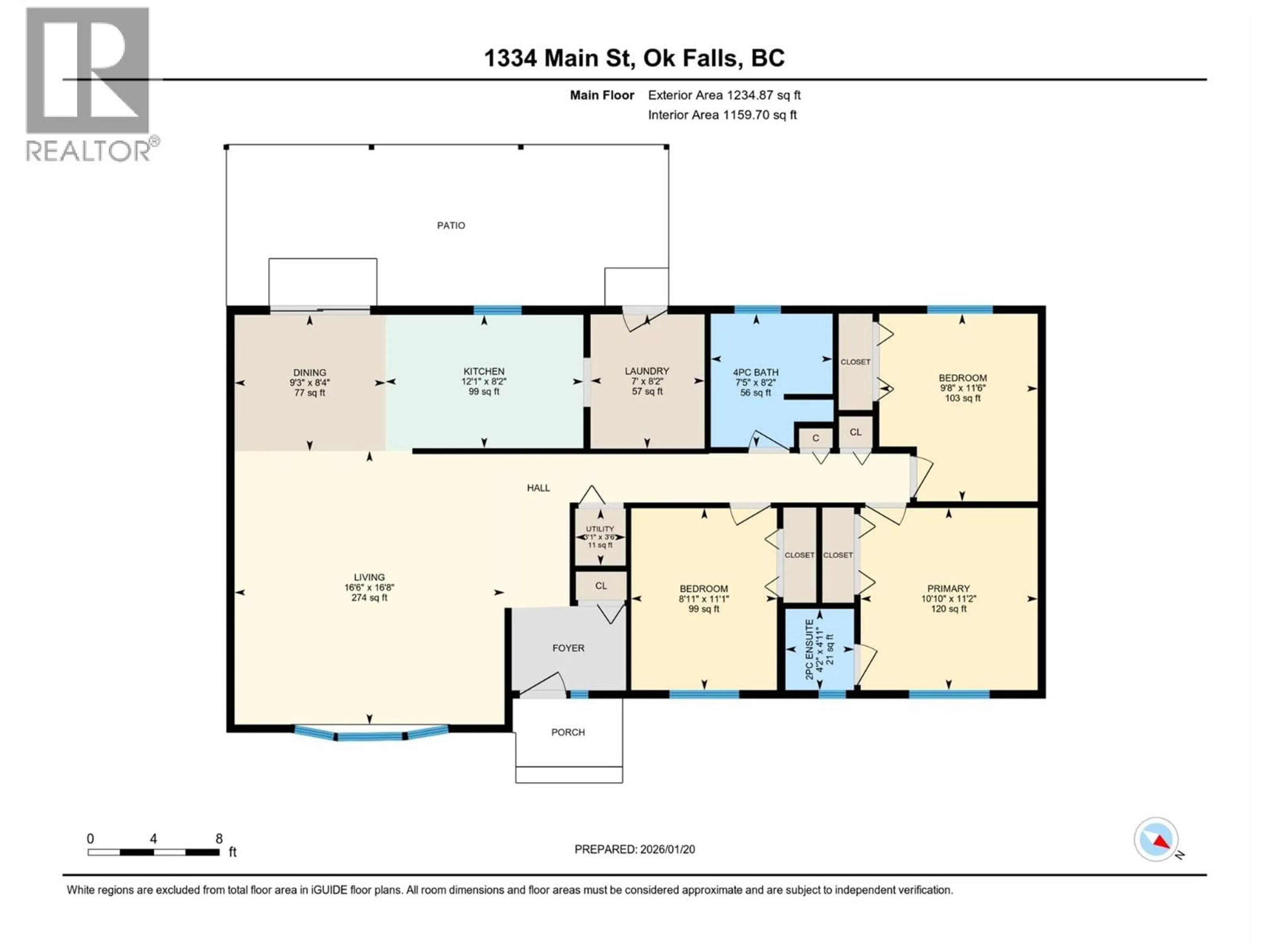 Floor plan for 1334 MAIN STREET, Okanagan Falls British Columbia V0H1R4