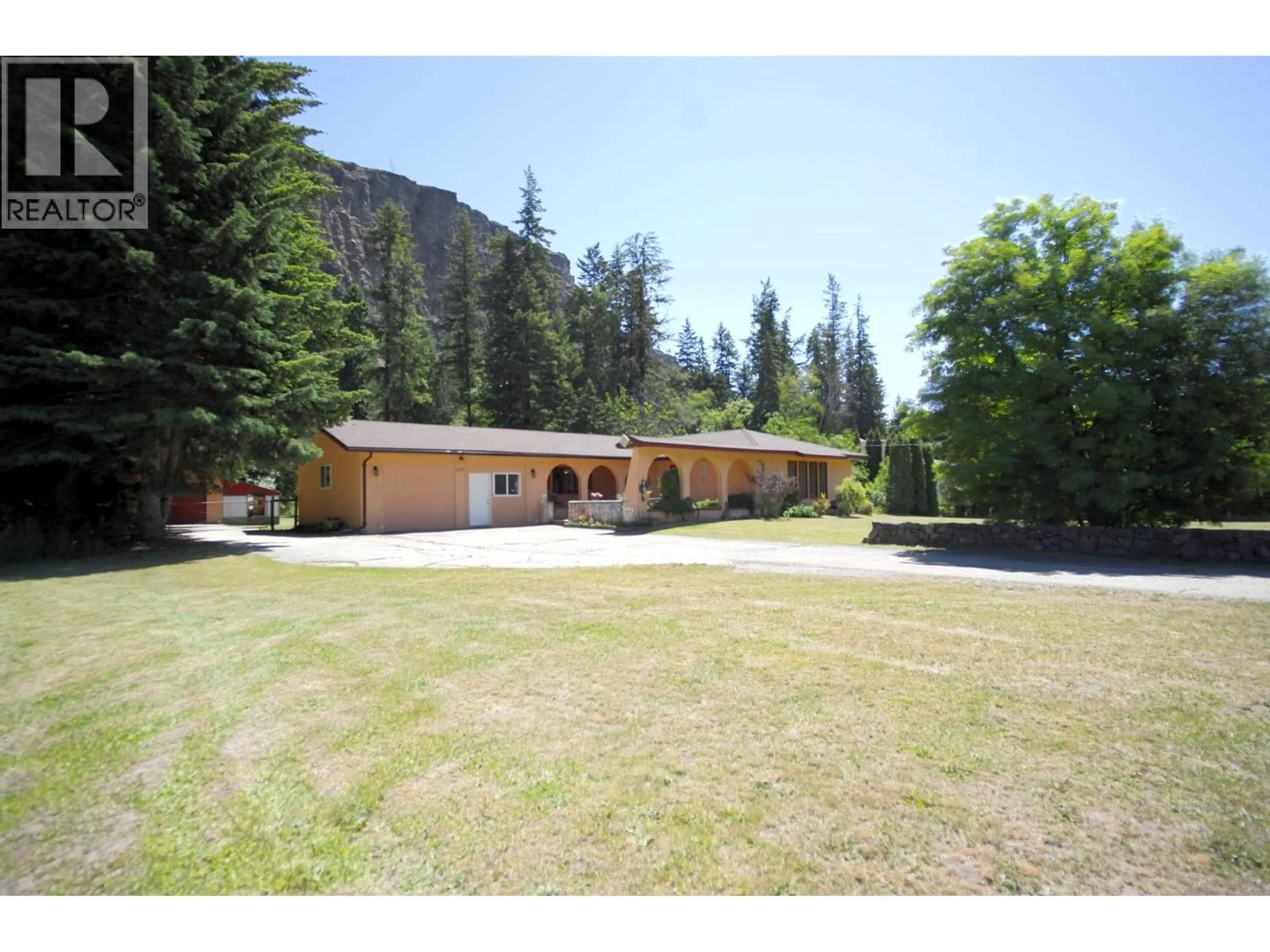 A pic from outside/outdoor area/front of a property/back of a property/a pic from drone, mountain view for 131 SALMON RIVER ROAD, Salmon Arm British Columbia V1E3E3