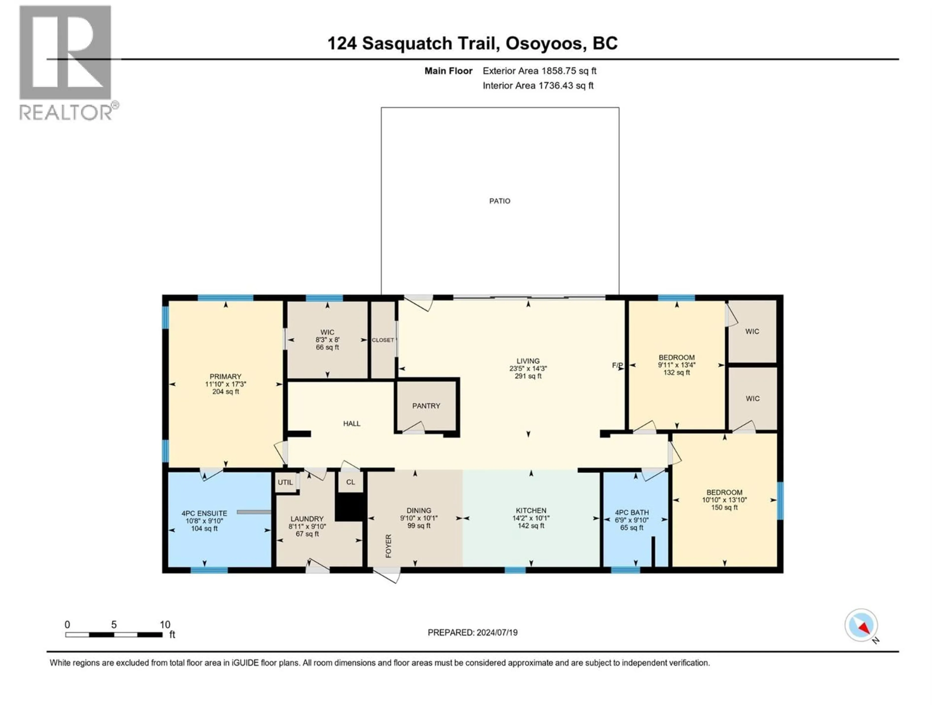 Floor plan for 124 SASQUATCH TRAIL, Osoyoos British Columbia V0H1V6