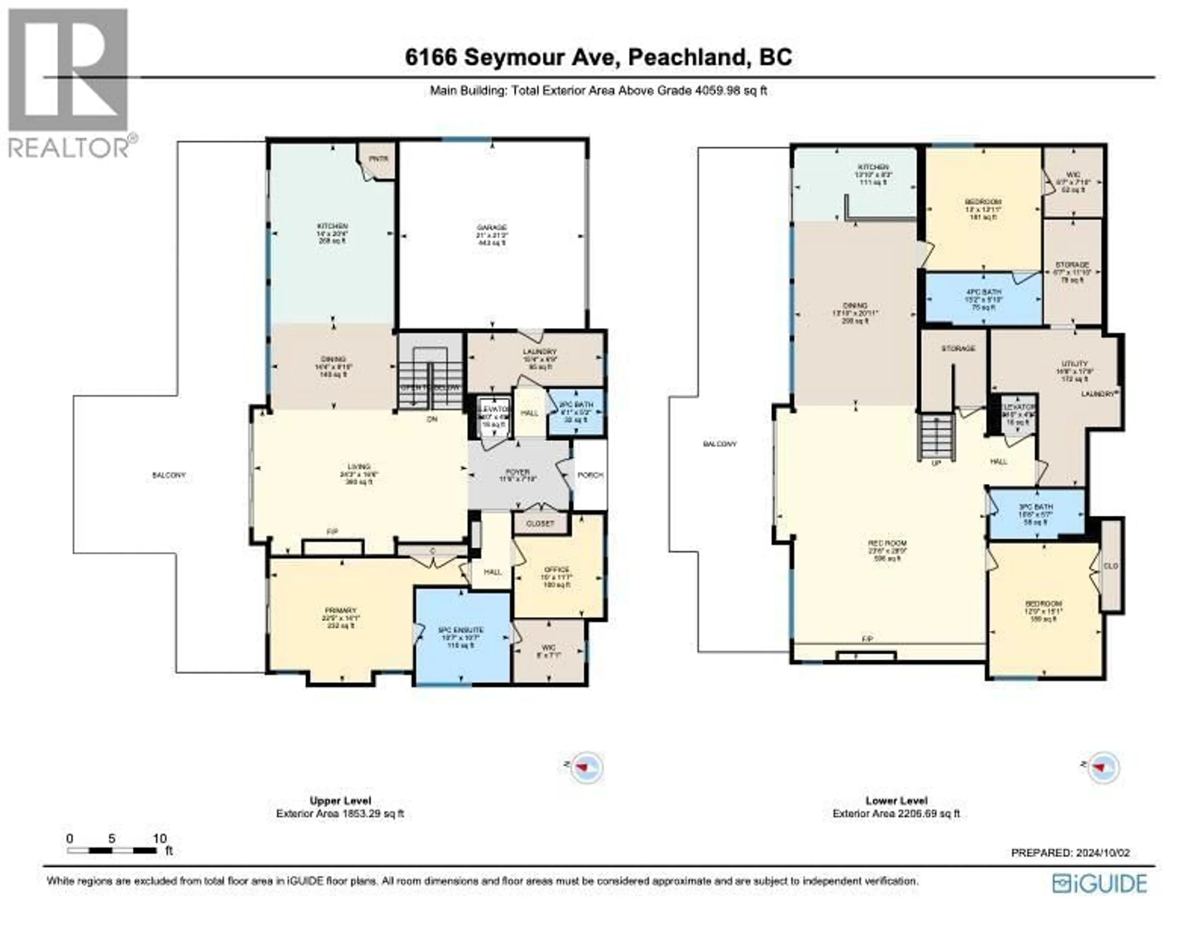 Floor plan for 6166 SEYMOURE AVENUE, Peachland British Columbia V0H1X4