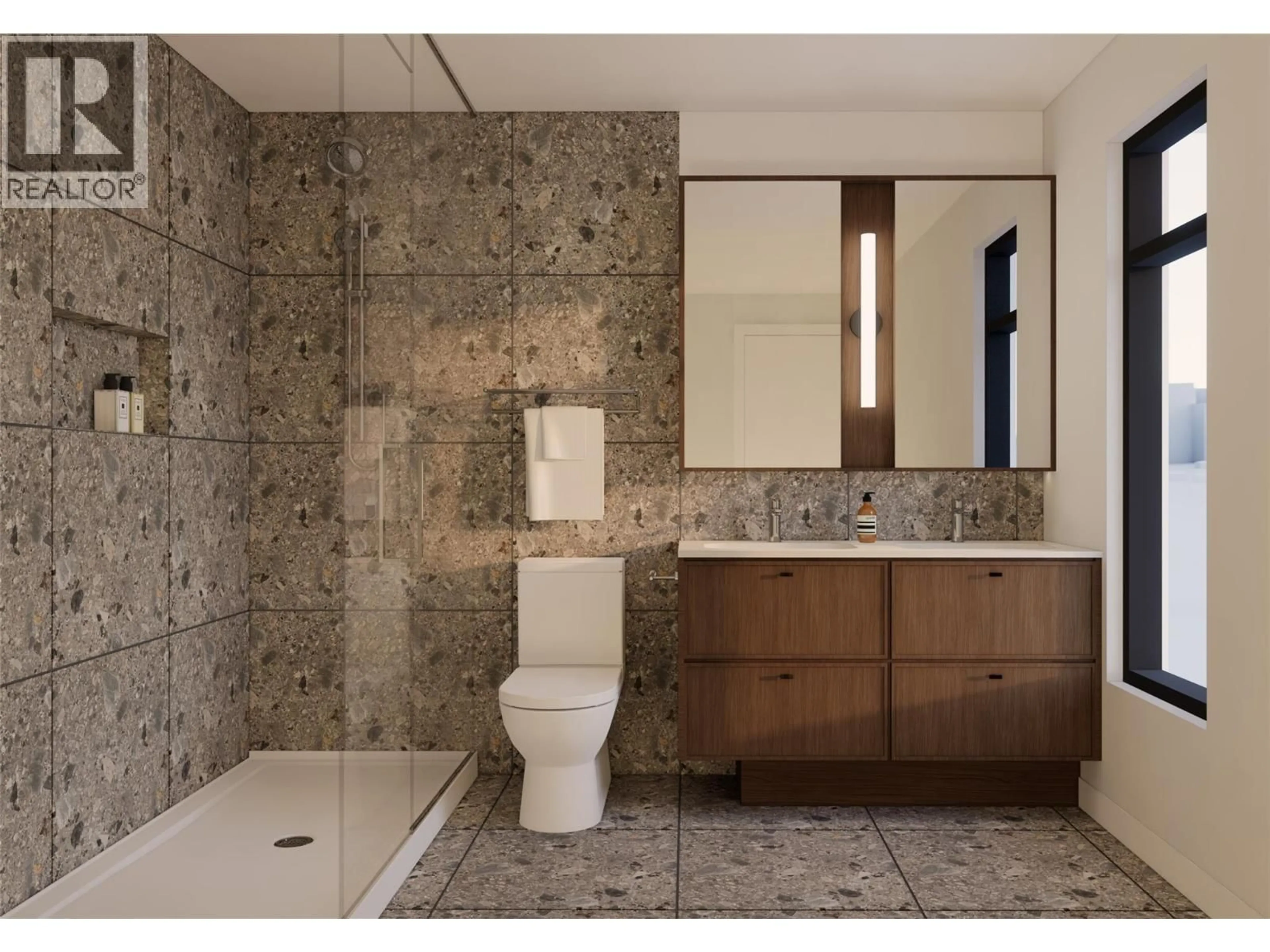 Contemporary bathroom, ceramic/tile floor for 18 - 3985 RED MOUNTAIN ROAD, Rossland British Columbia V0G1Y0