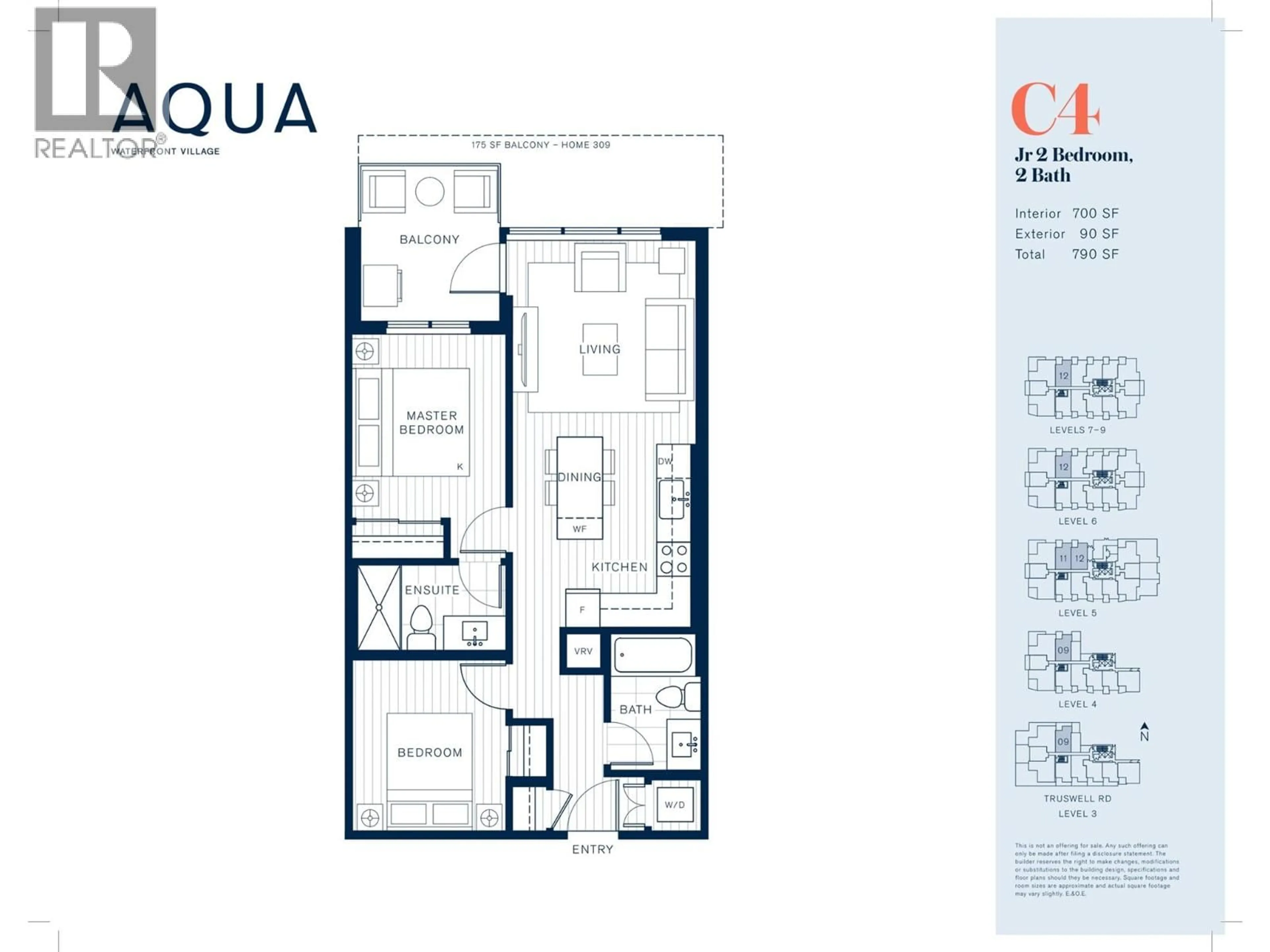 Floor plan for 512 - 3699 CAPOZZI ROAD, Kelowna British Columbia V1W0G3