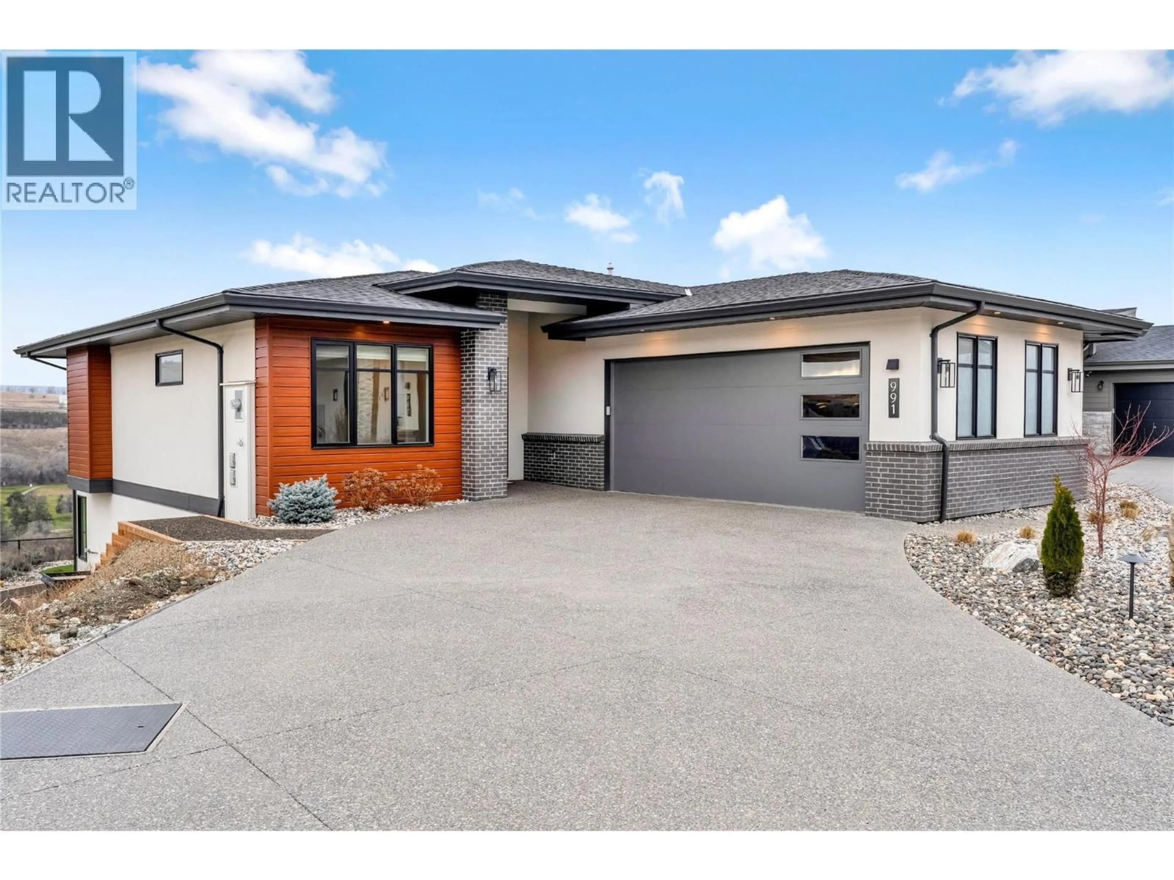 Home with brick exterior material, street for 991 MT BURNHAM ROAD, Vernon British Columbia V1B0B2