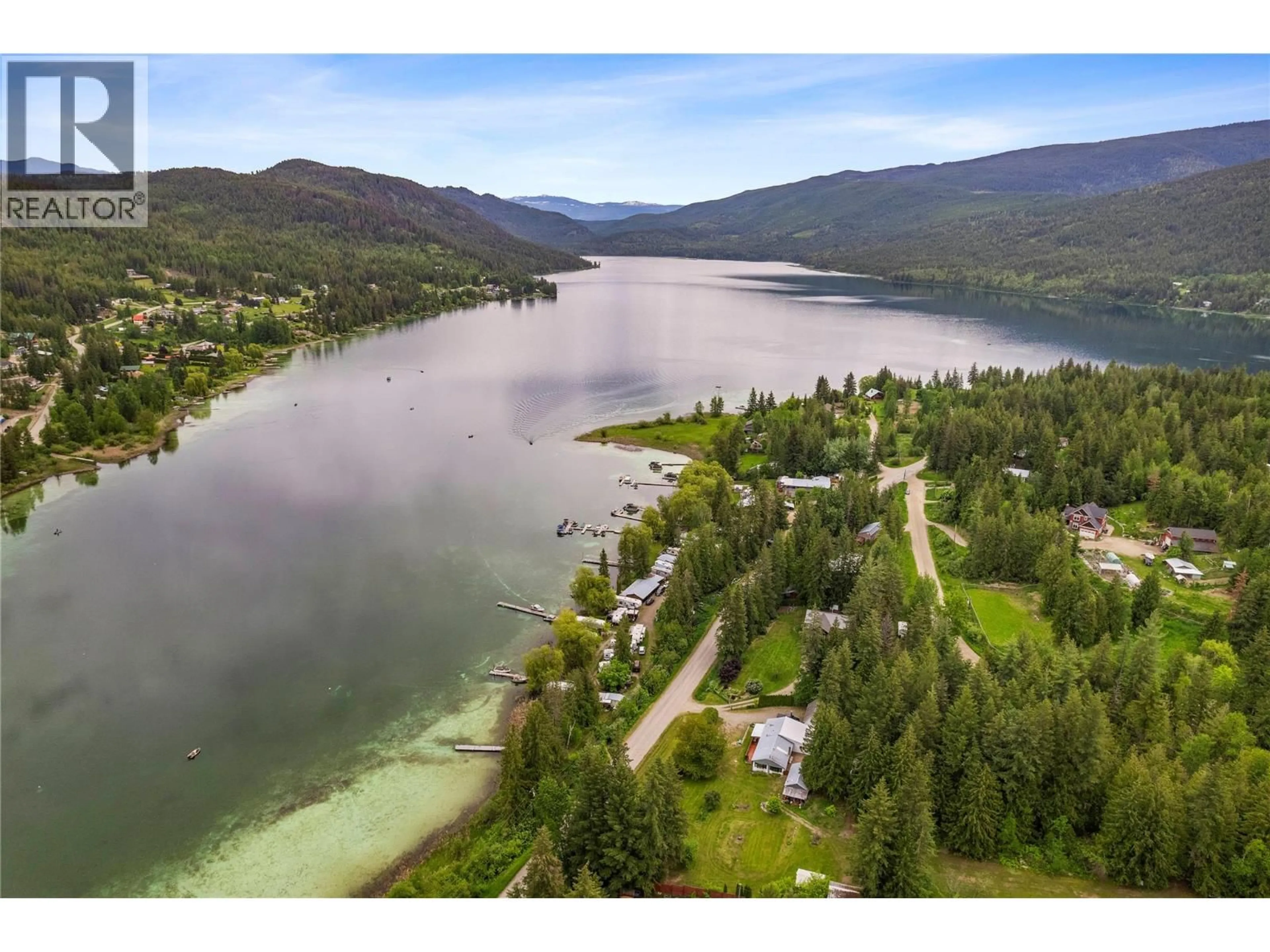 A pic from outside/outdoor area/front of a property/back of a property/a pic from drone, water/lake/river/ocean view for 2885 WHITE LAKE ROAD, Sorrento British Columbia V0E2W0
