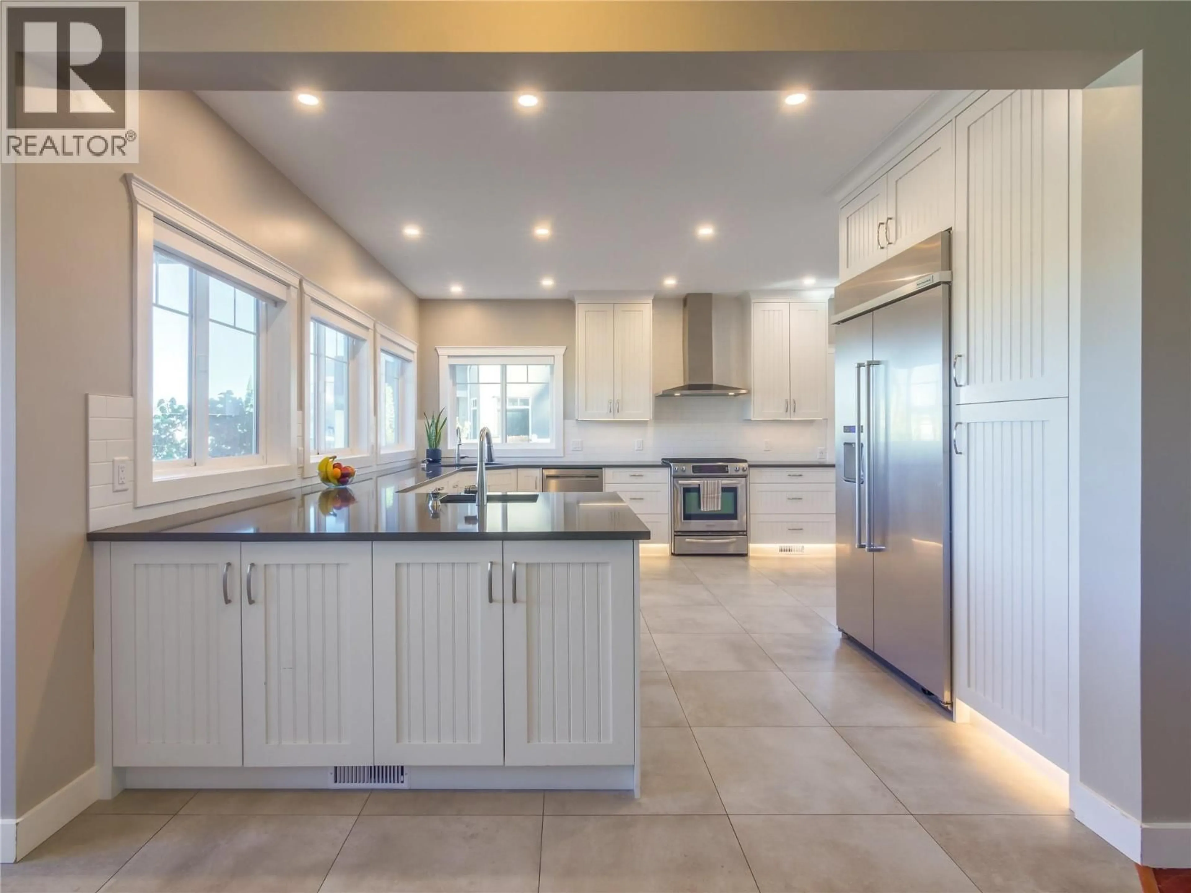 Open concept kitchen, ceramic/tile floor for 2478 EVERGREEN DRIVE, Penticton British Columbia V2A9C7