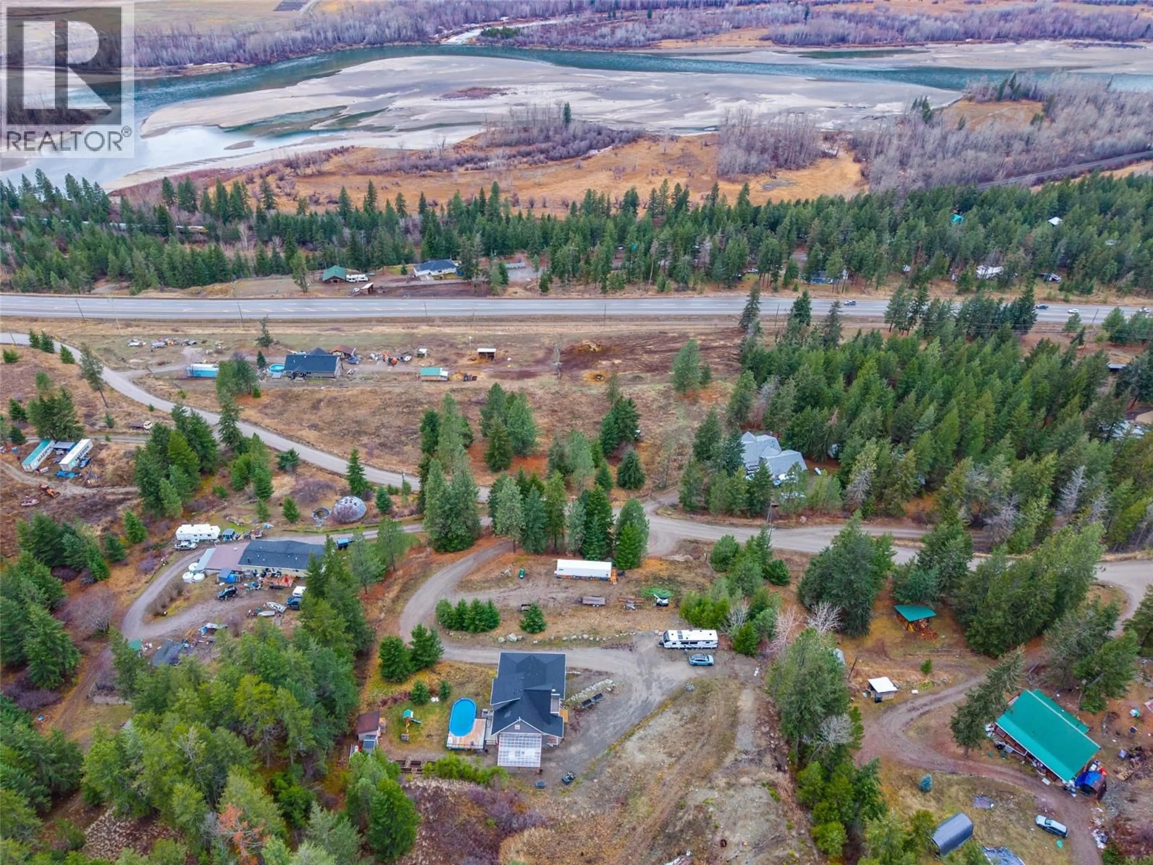 A pic from outside/outdoor area/front of a property/back of a property/a pic from drone, unknown for 324 ORCHARD LAKE ROAD, Kamloops British Columbia V0E1E0