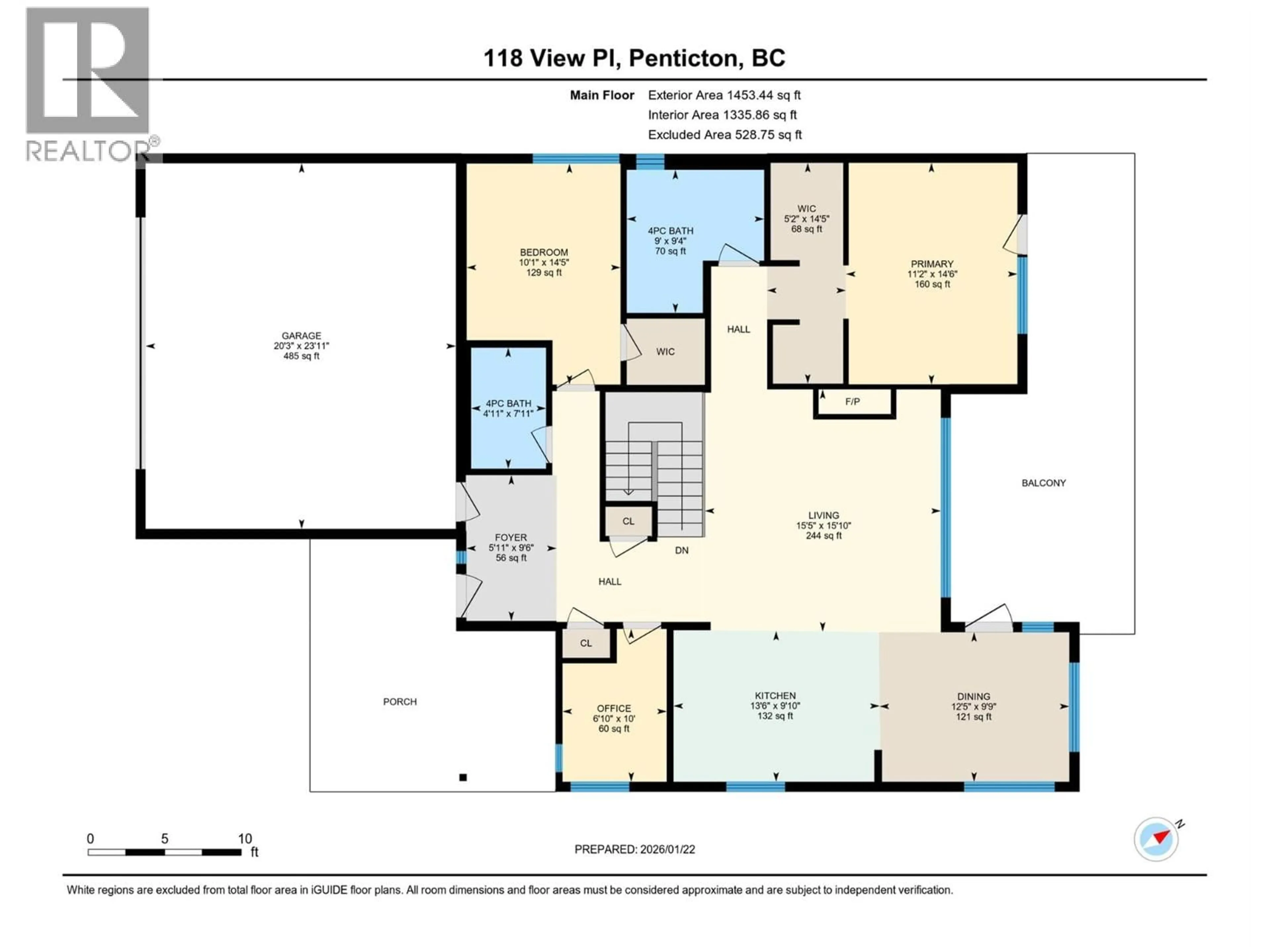Floor plan for 118 VIEW PLACE, Penticton British Columbia V2A0A6