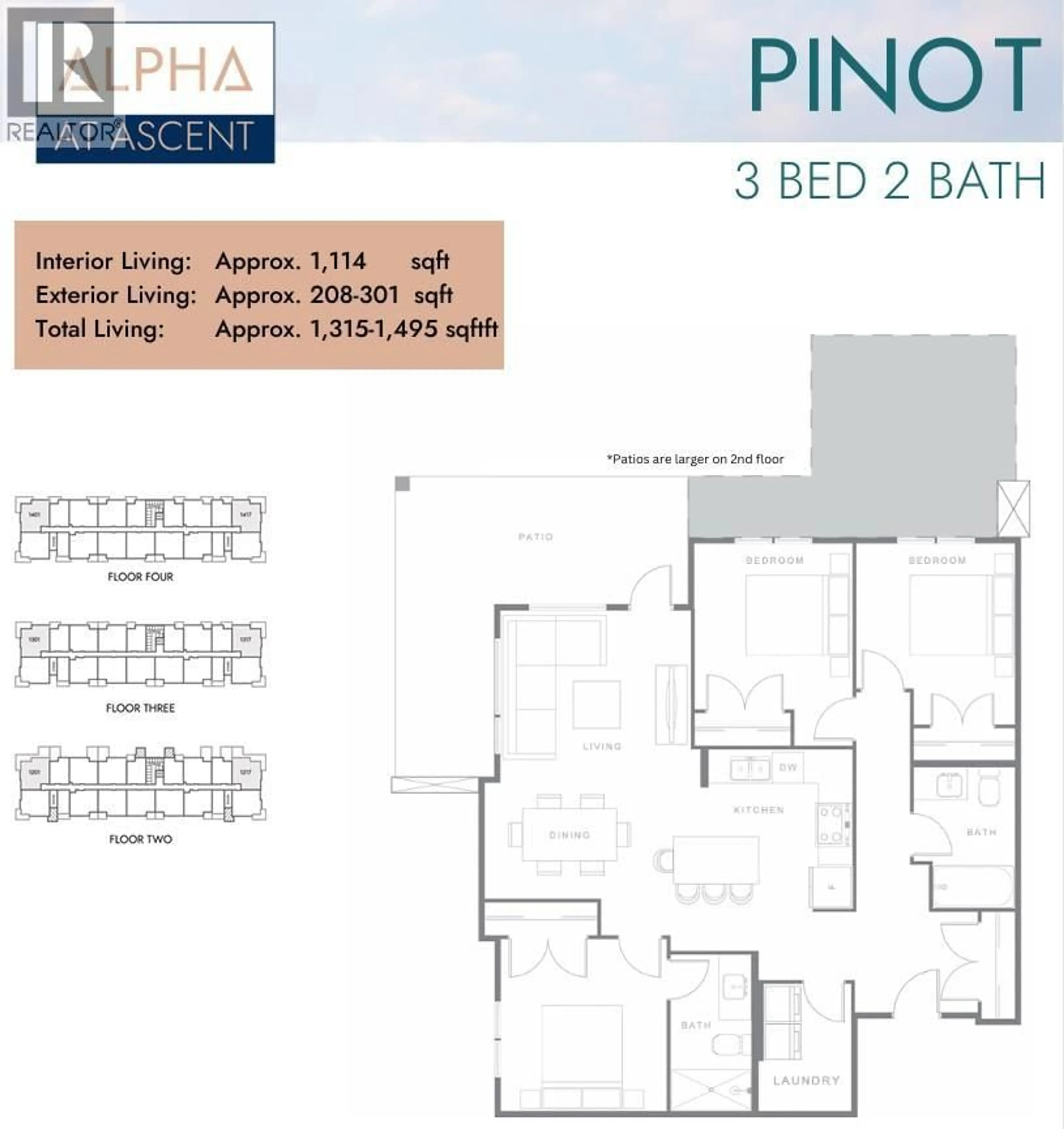 Floor plan for 317 - 1057 FROST ROAD, Kelowna British Columbia V1W0G7