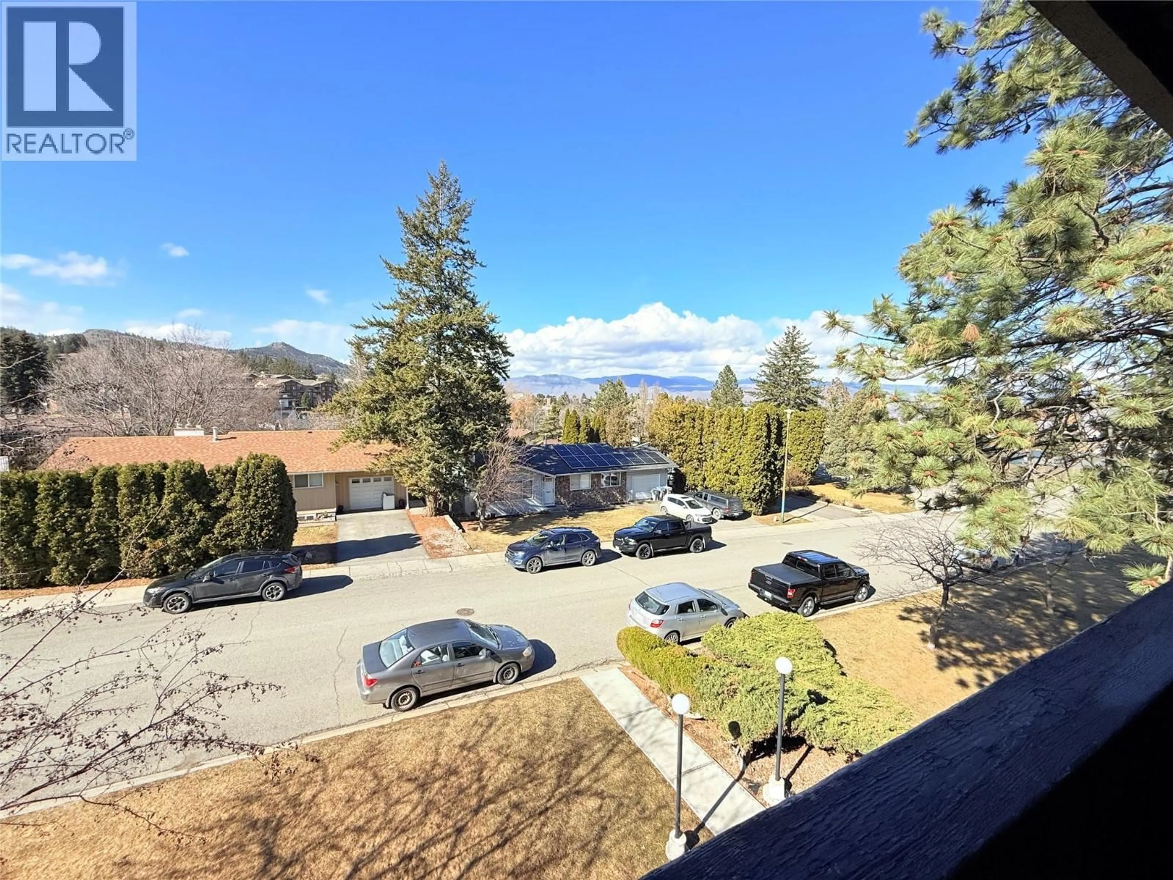 A pic from outside/outdoor area/front of a property/back of a property/a pic from drone, mountain view for 348 - 245 GORDONHORN CRESCENT, Kamloops British Columbia V2E1G5