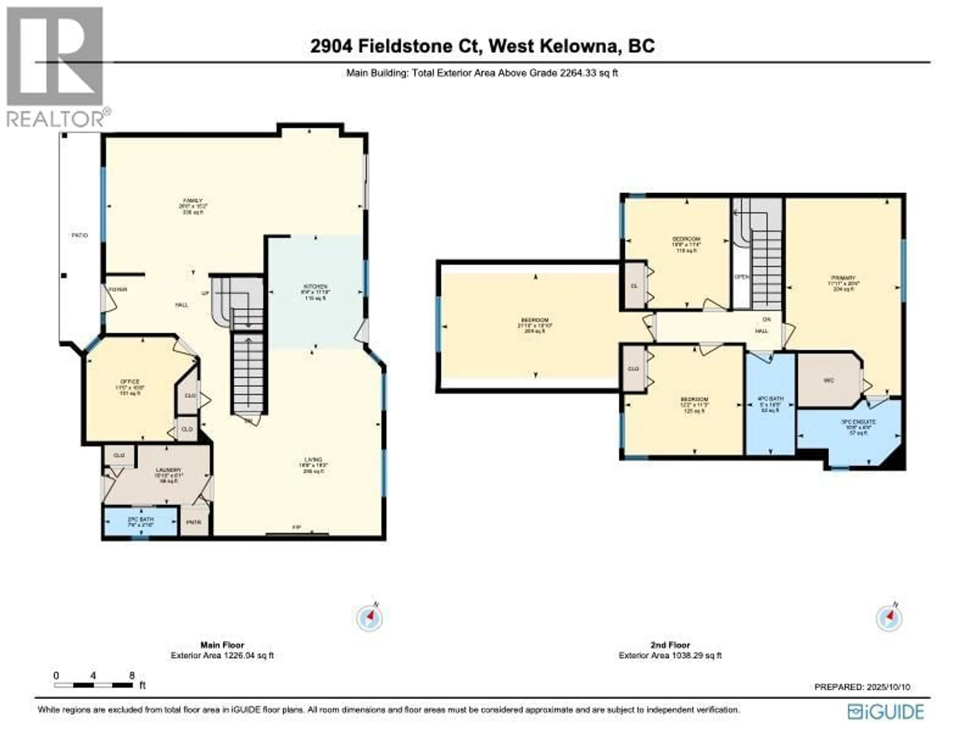 Floor plan for 2904 FIELDSTONE COURT, West Kelowna British Columbia V4T1S9