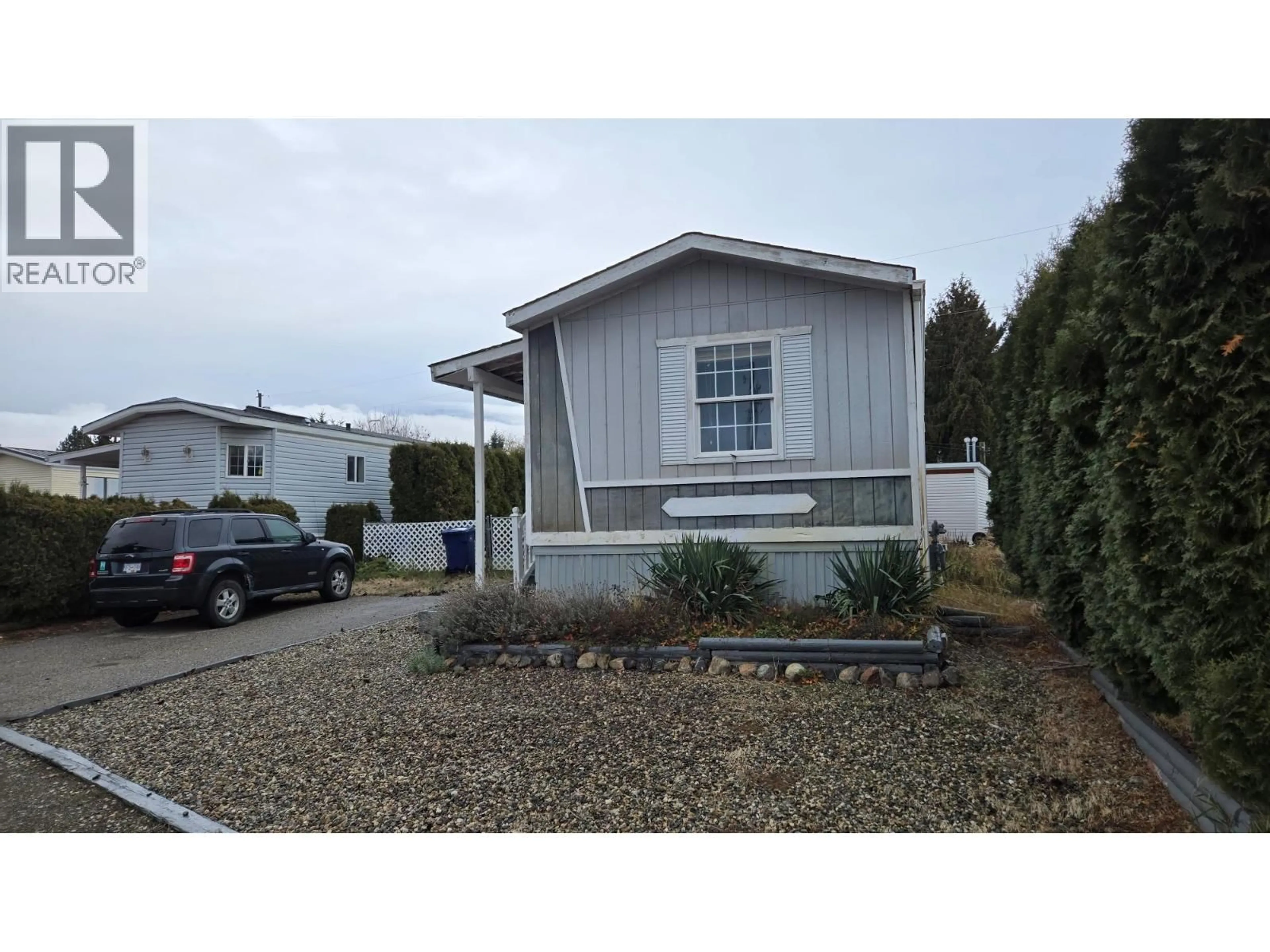 Home with vinyl exterior material, street for 125 - 9020 JIM BAILEY ROAD, Kelowna British Columbia V4V1S4