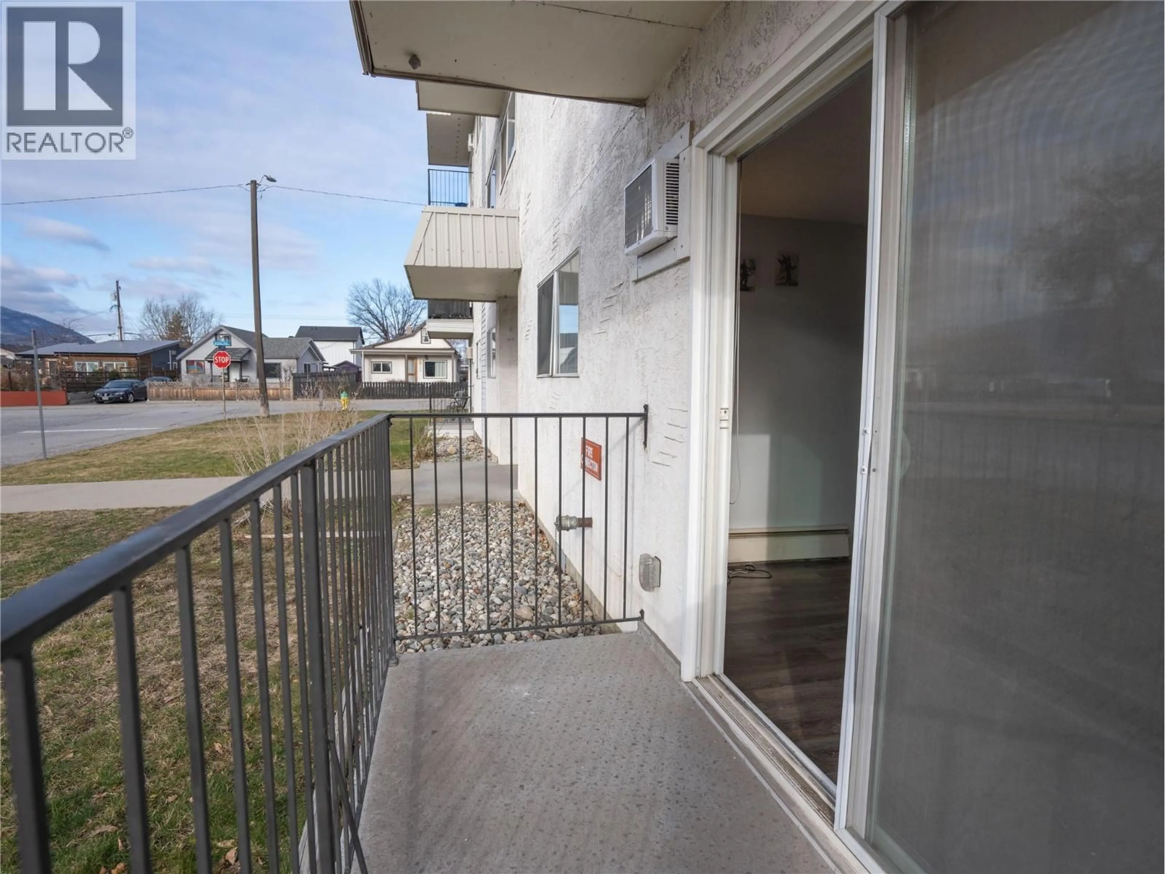Balcony in the apartment, street for 102 - 1300 CHURCH ST STREET, Penticton British Columbia V2A4R8