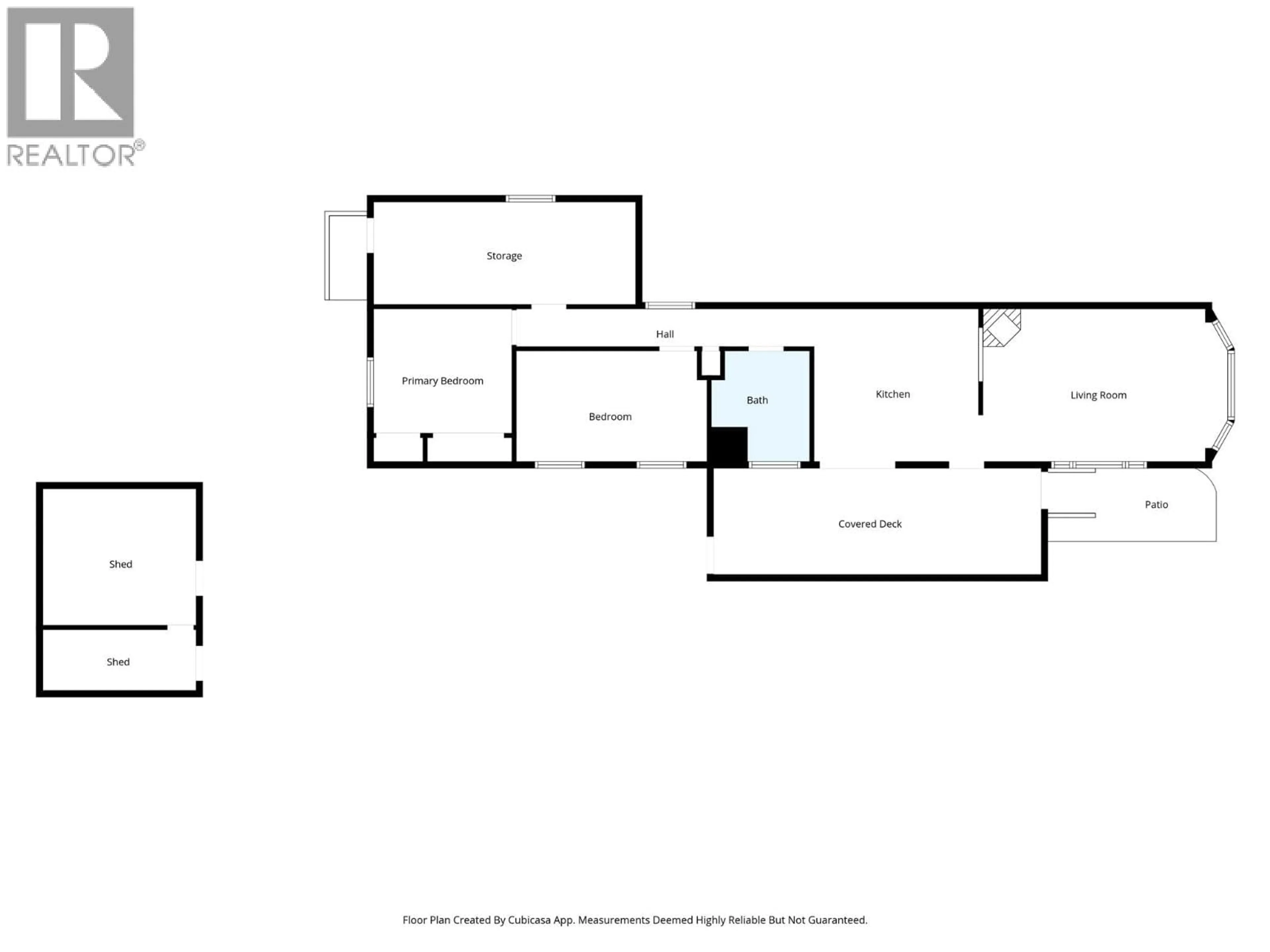Floor plan for 114 - 2401 ORD ROAD, Kamloops British Columbia V2B7V8