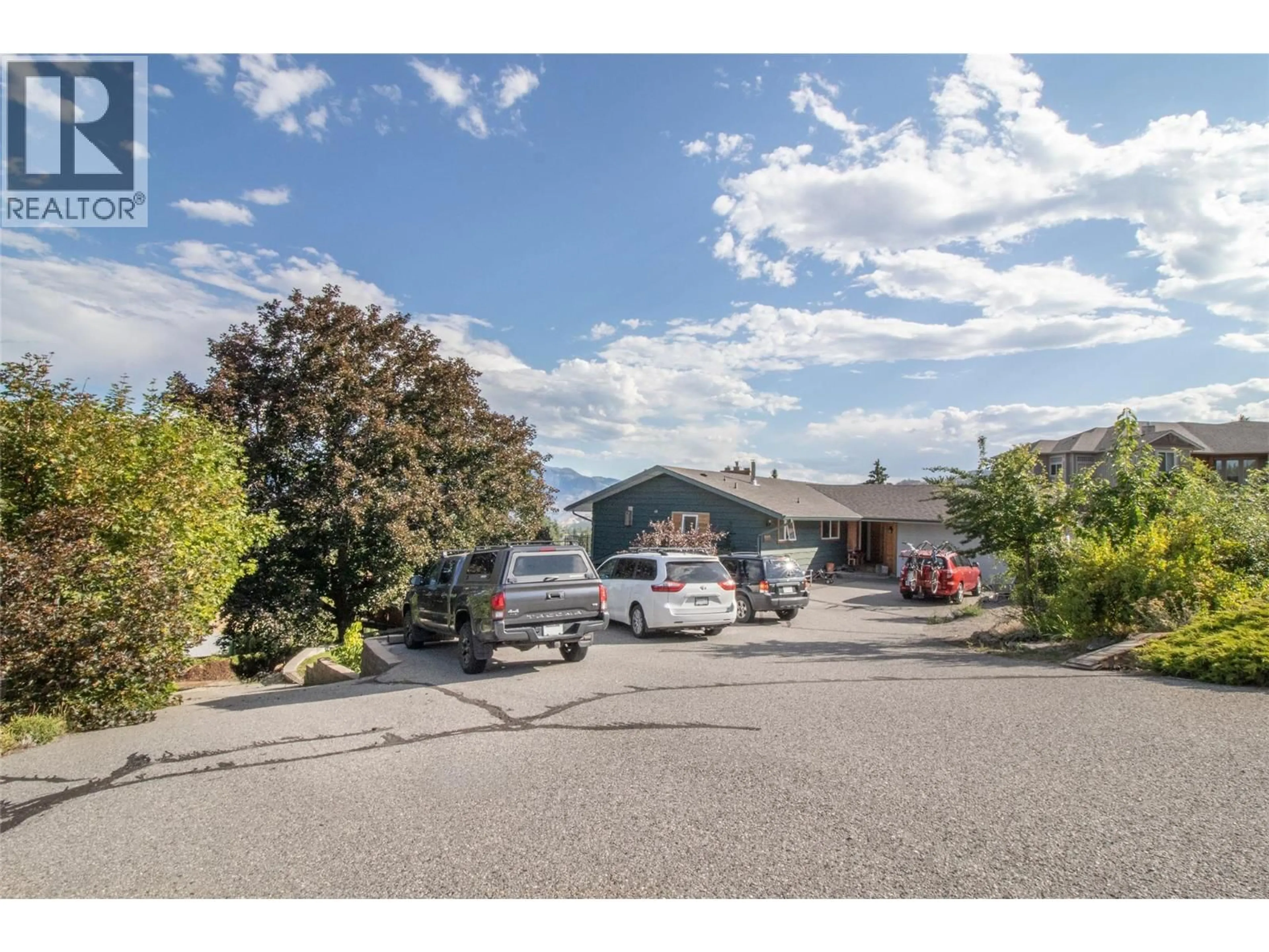 A pic from outside/outdoor area/front of a property/back of a property/a pic from drone, street for 2741 SUGOSA PLACE, West Kelowna British Columbia V4T2X3
