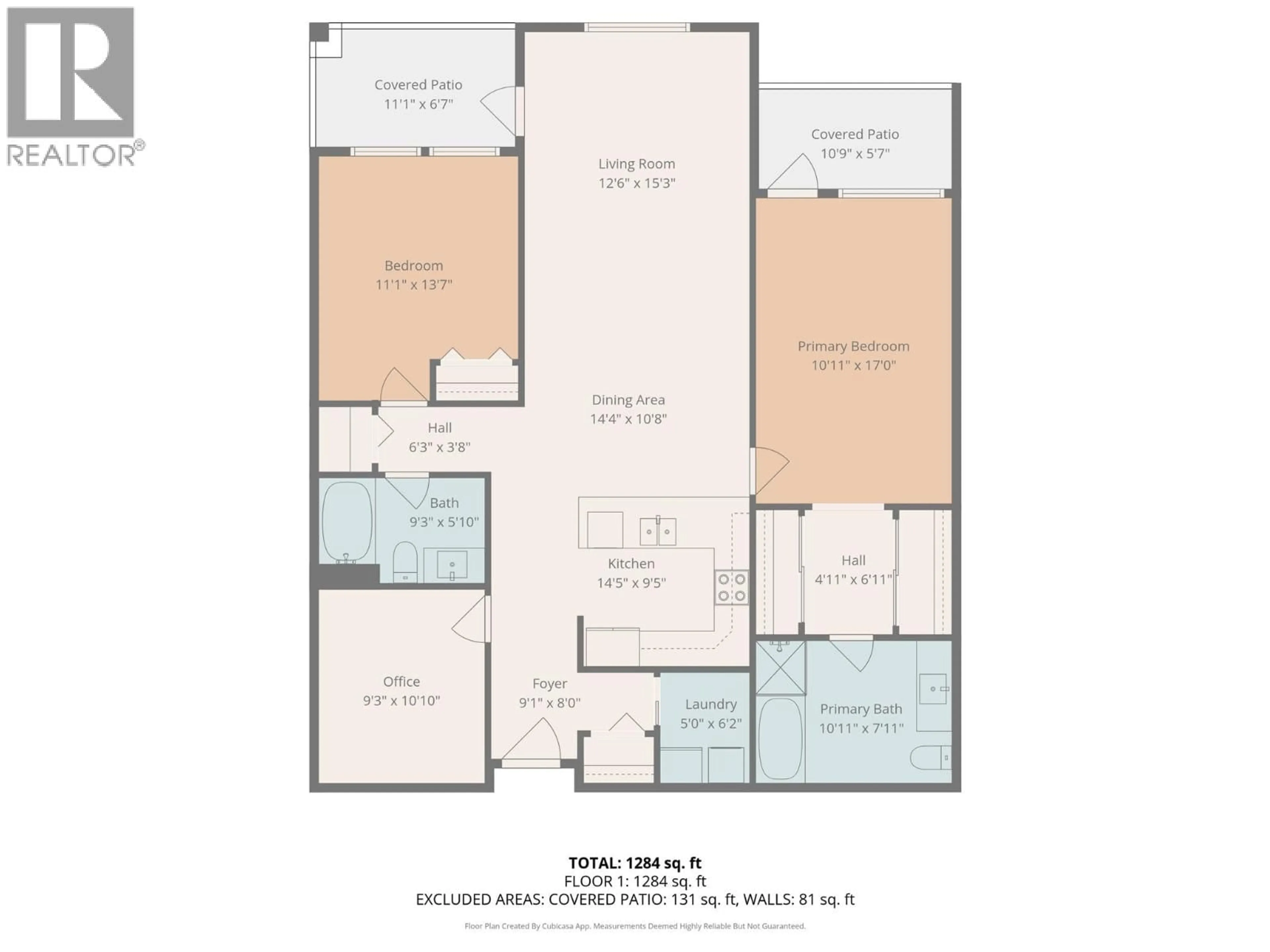 Floor plan for 111 - 3733 CASORSO ROAD, Kelowna British Columbia V1W5E3