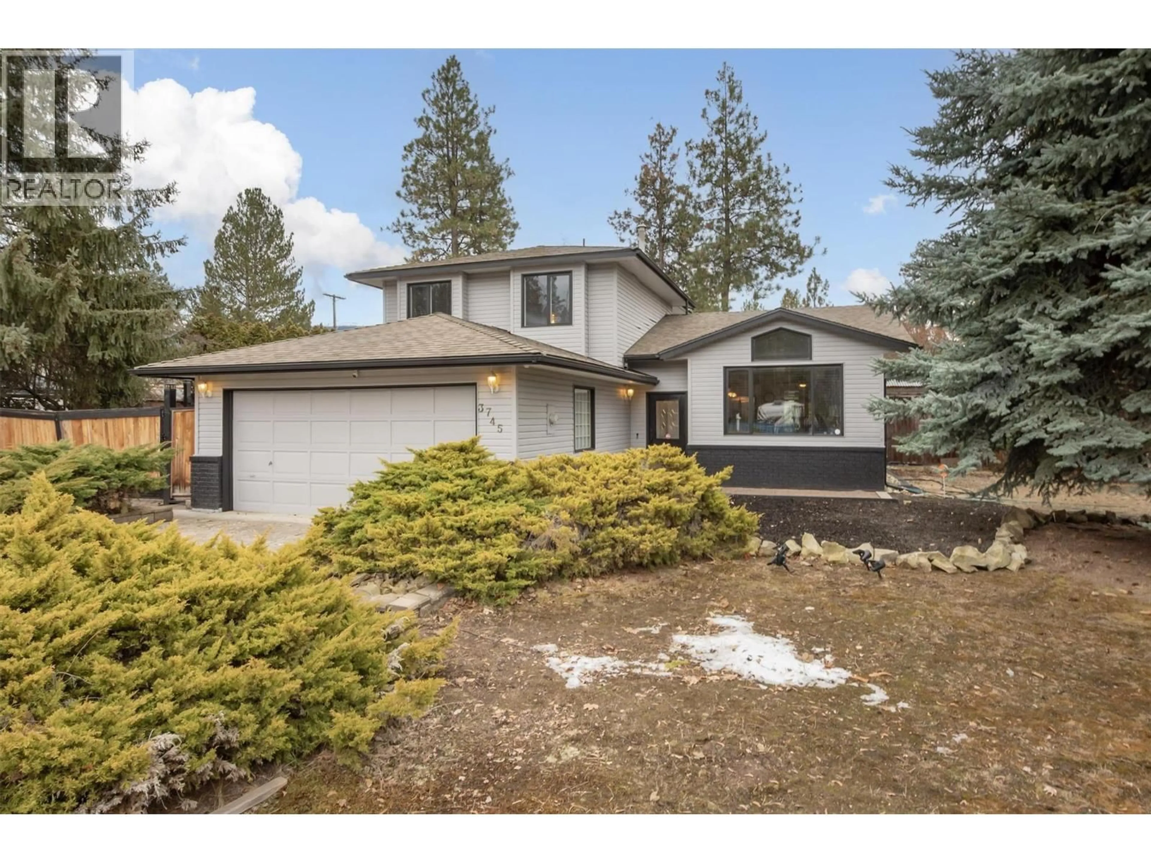 Home with vinyl exterior material, street for 3745 KIMATOUCHE ROAD, Kelowna British Columbia V1Y7R2