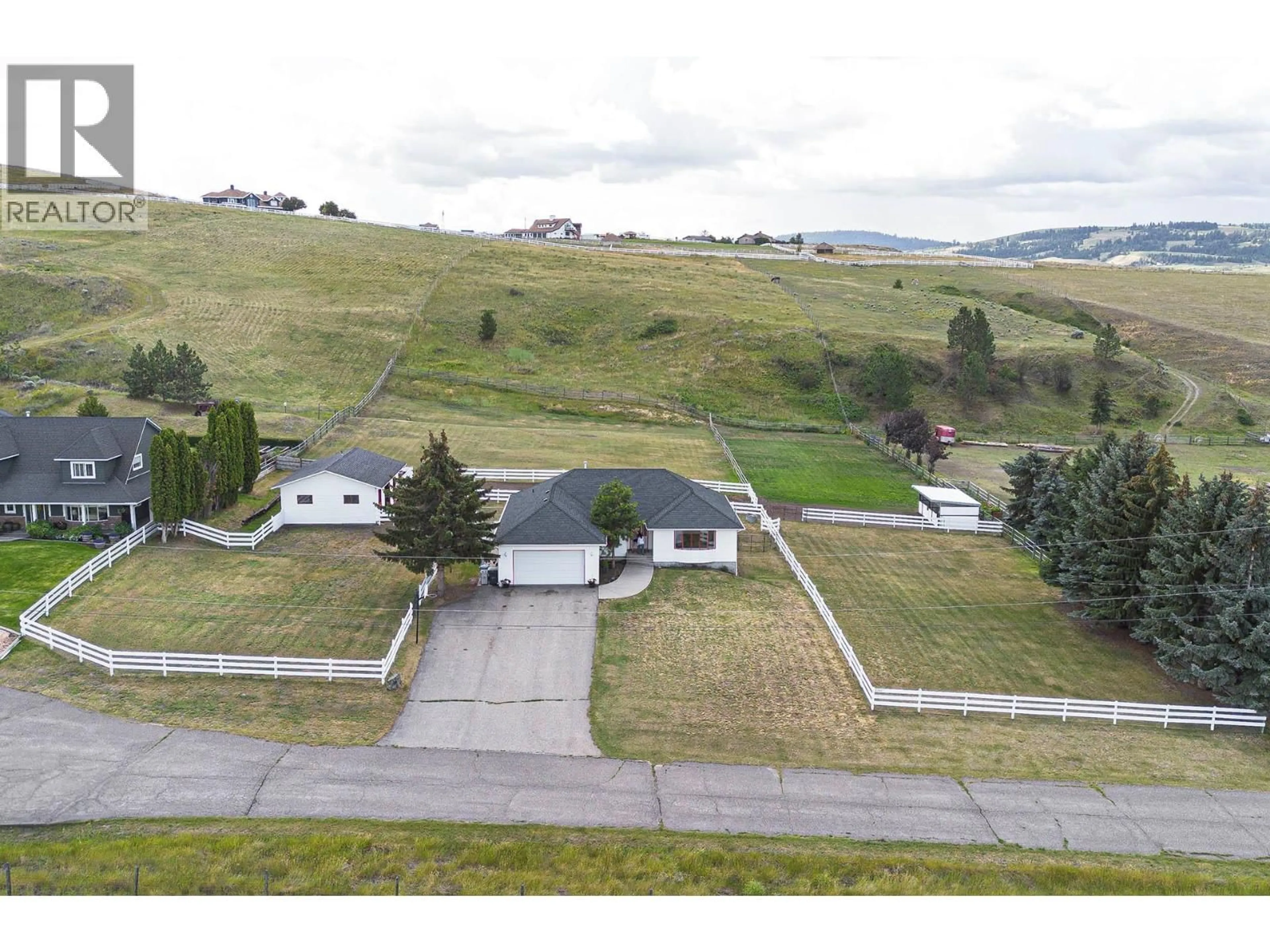 A pic from outside/outdoor area/front of a property/back of a property/a pic from drone, mountain view for 2740 SIMMS PLACE, Kamloops British Columbia V0E2A0