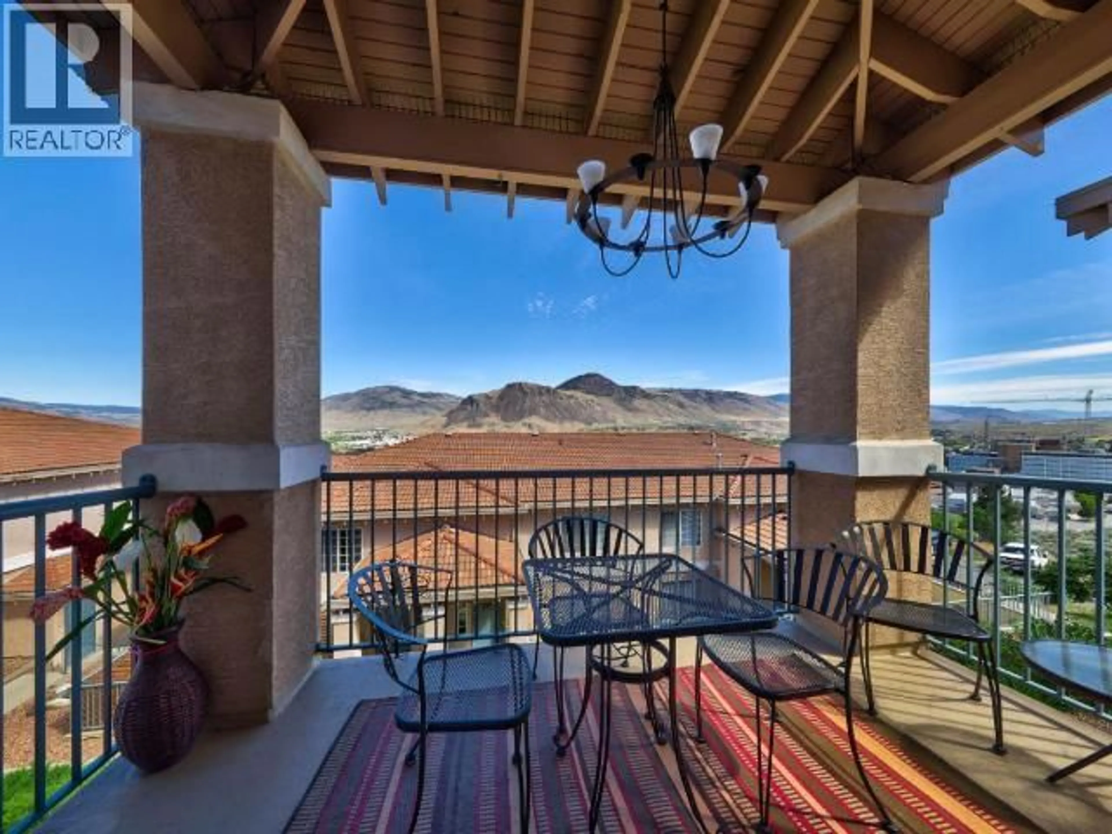 Patio, mountain view for 510 - 875 SAHALI TERRACE, Kamloops British Columbia V2C6W9
