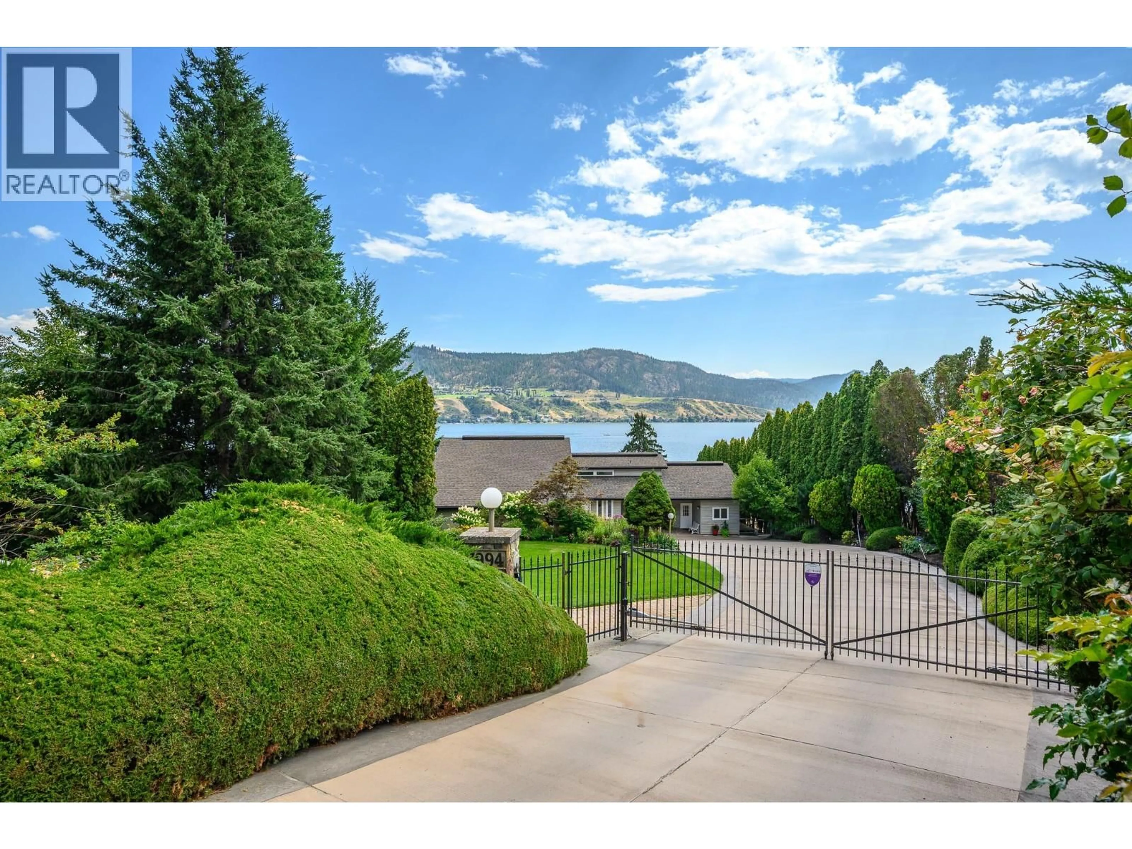 Patio, water/lake/river/ocean view for 7994 TRONSON ROAD, Vernon British Columbia V1H1C6