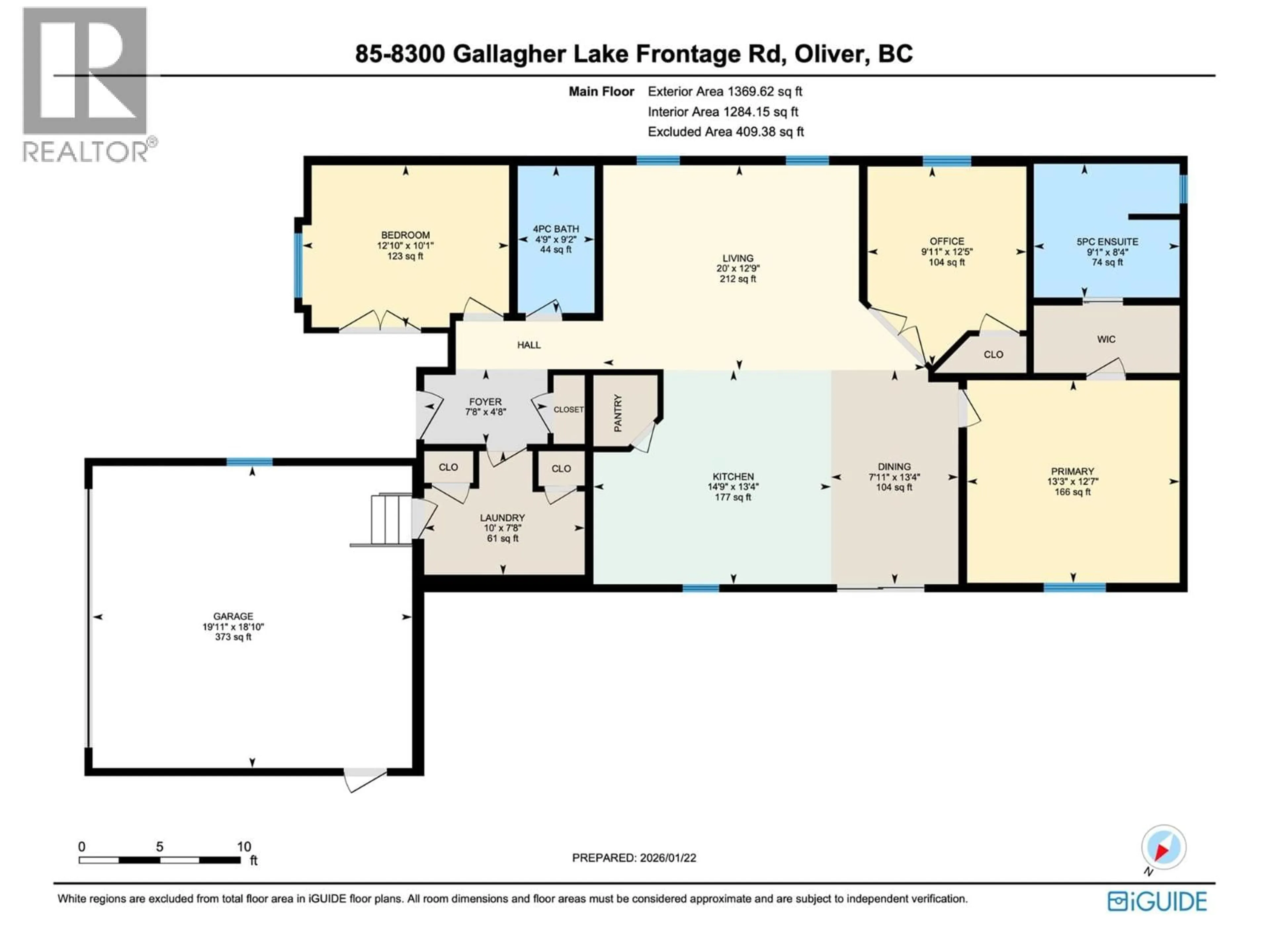 Floor plan for 85 - 8300 GALLAGHER LAKE FRONTAGE ROAD, Oliver British Columbia V0H1T2