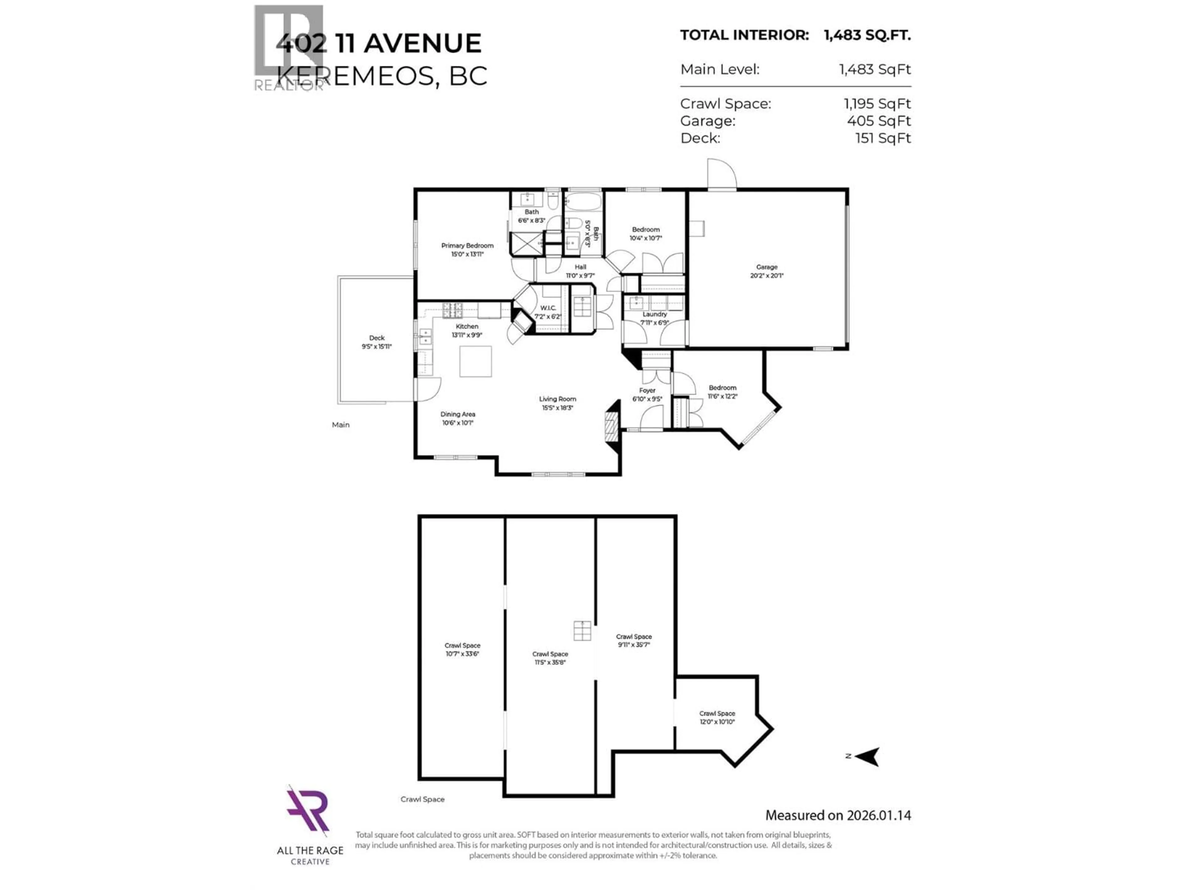 Floor plan for 402 11 AVENUE, Keremeos British Columbia V0X1N3