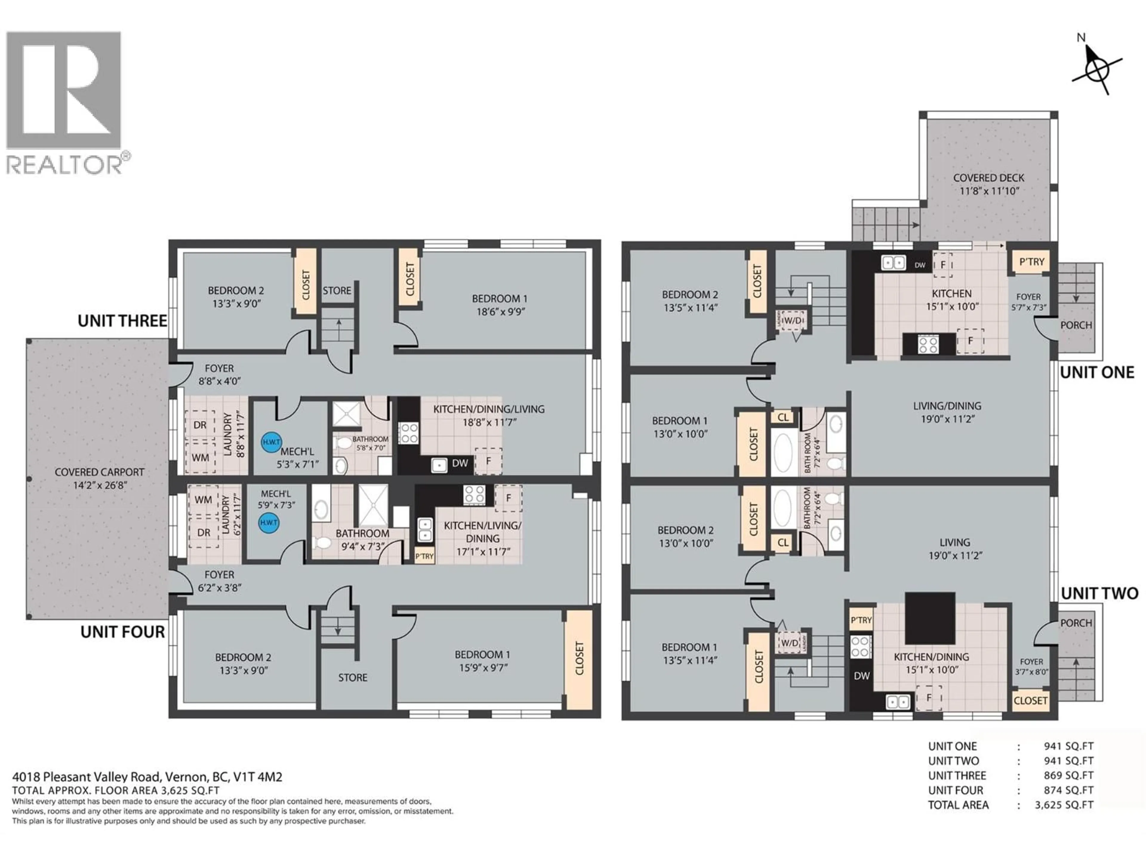 Floor plan for 4018 PLEASANT VALLEY ROAD, Vernon British Columbia V1T4M2