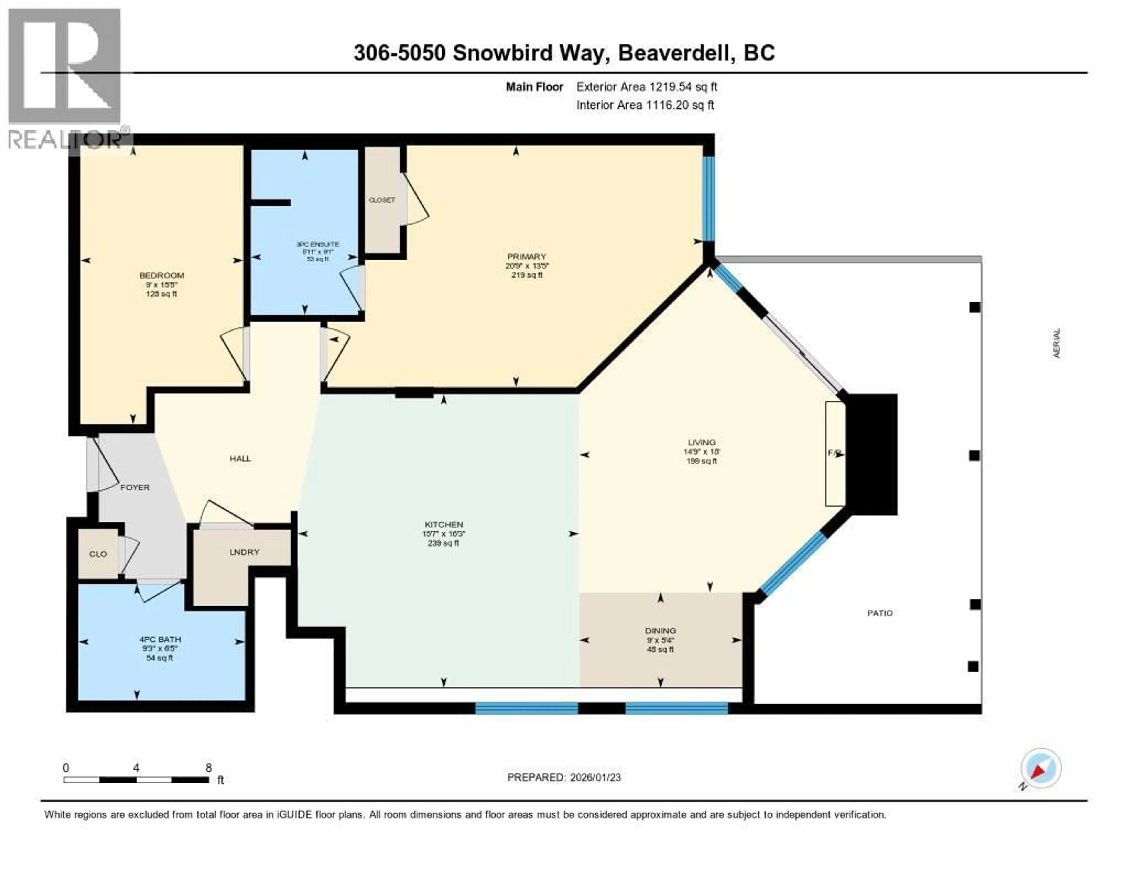 Floor plan for 306 - 5050 SNOWBIRD WAY, Big White British Columbia V1P1P3