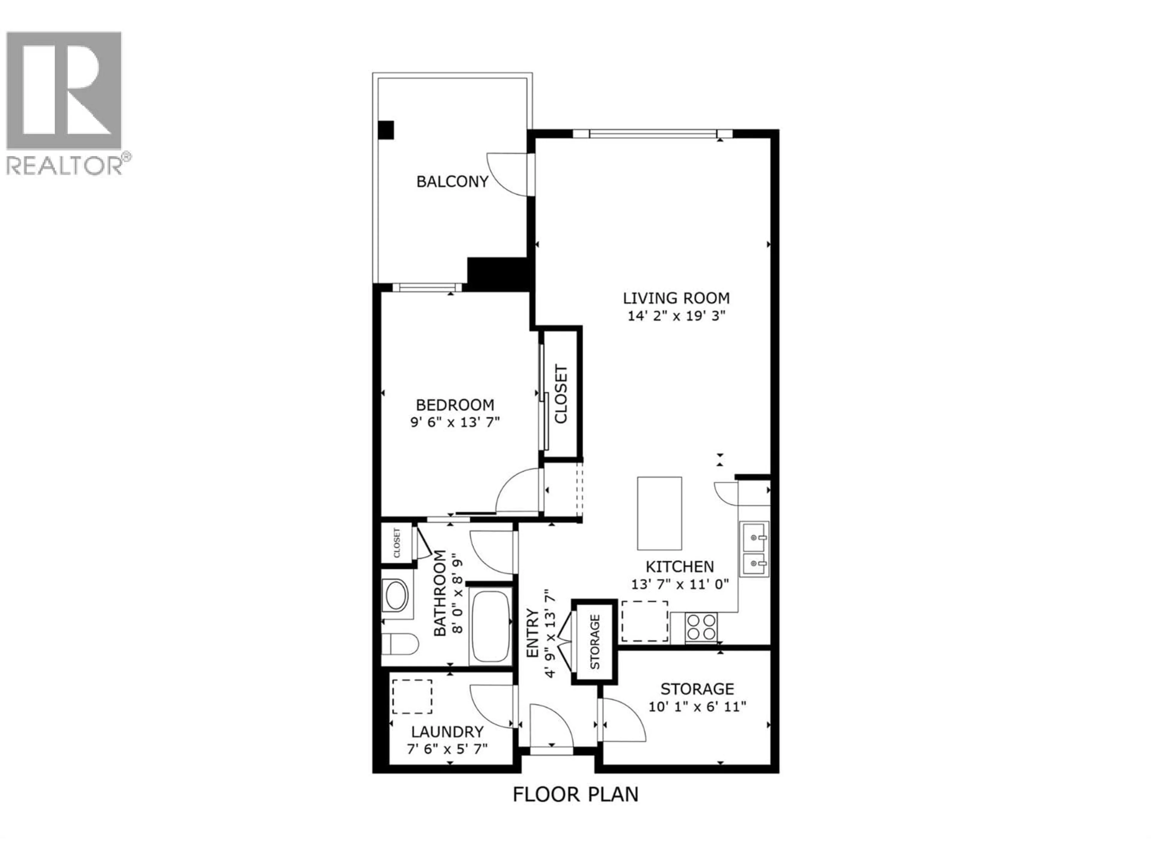 Floor plan for 110 - 2780 AUBURN ROAD, West Kelowna British Columbia V4T4C2
