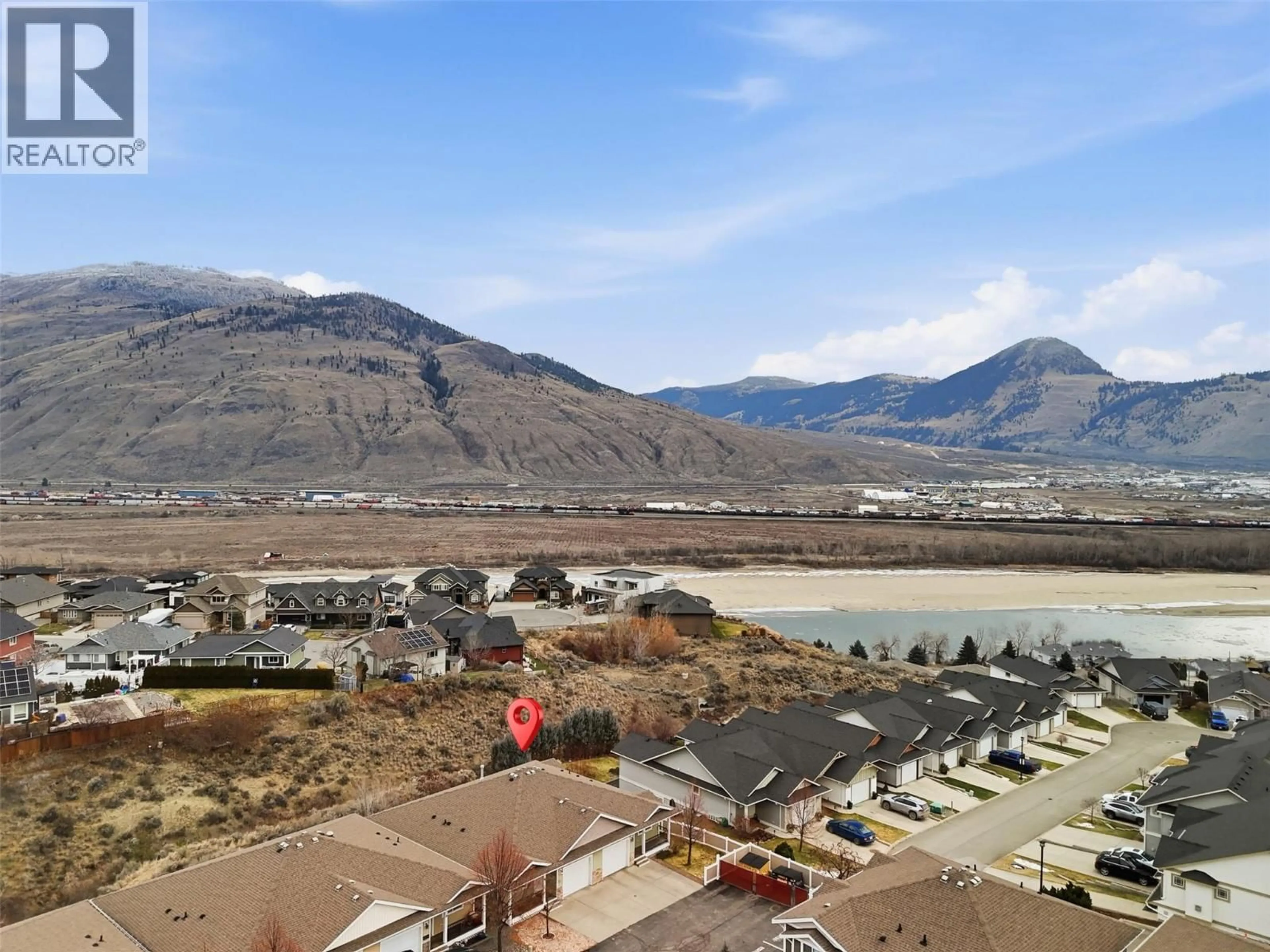 A pic from outside/outdoor area/front of a property/back of a property/a pic from drone, mountain view for 25 - 930 STAGECOACH DRIVE, Kamloops British Columbia V2B0A9