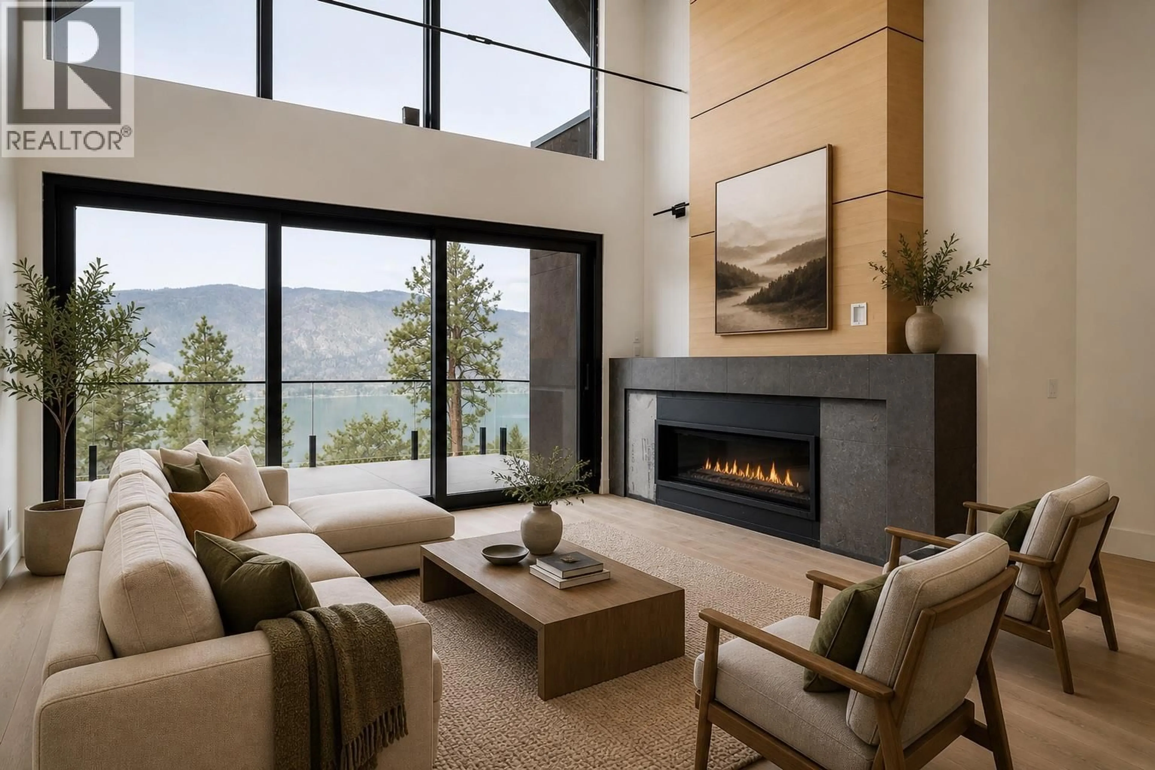 Living room with furniture, unknown for 3707 MCKINLEY BEACH DRIVE, Kelowna British Columbia V1V1G2