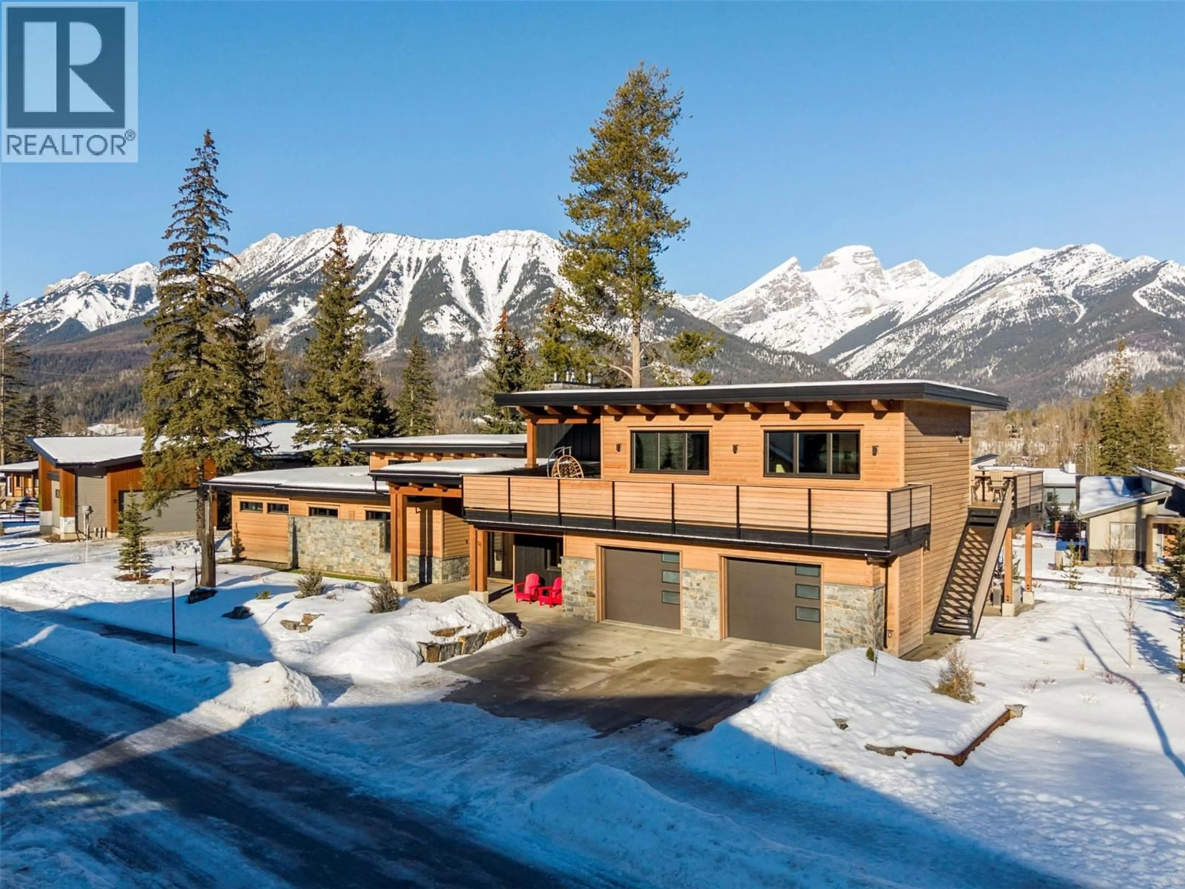 A pic from outside/outdoor area/front of a property/back of a property/a pic from drone, mountain view for 16 MORRISSEY COURT, Fernie British Columbia V0B1M4