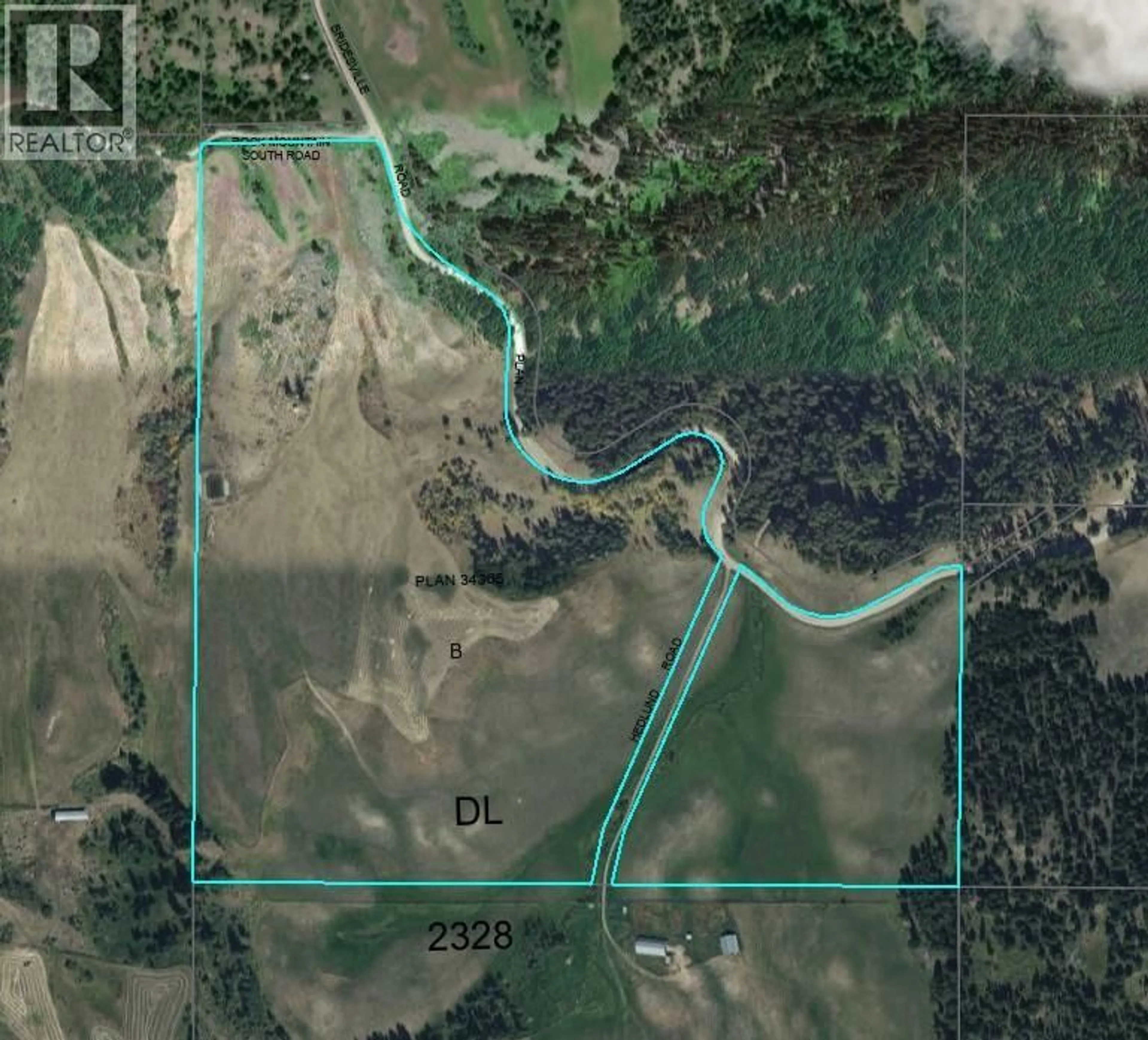 Picture of a map for Plan 34365 ROCK CREEK BRIDESVILLE ROAD, Bridesville British Columbia V0H1Y0