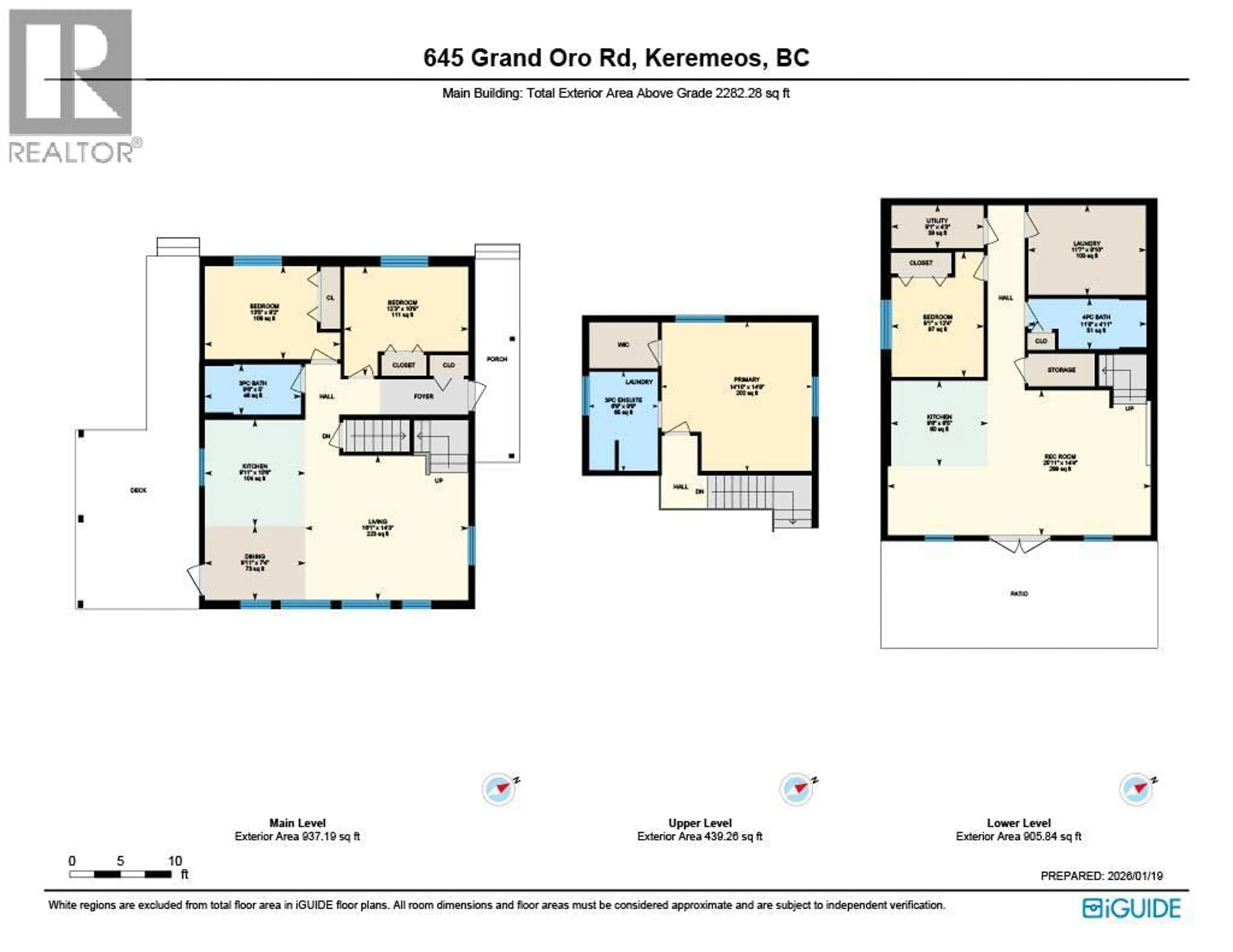 Floor plan for 645 GRAND ORO ROAD, Kaleden British Columbia V0H1K0