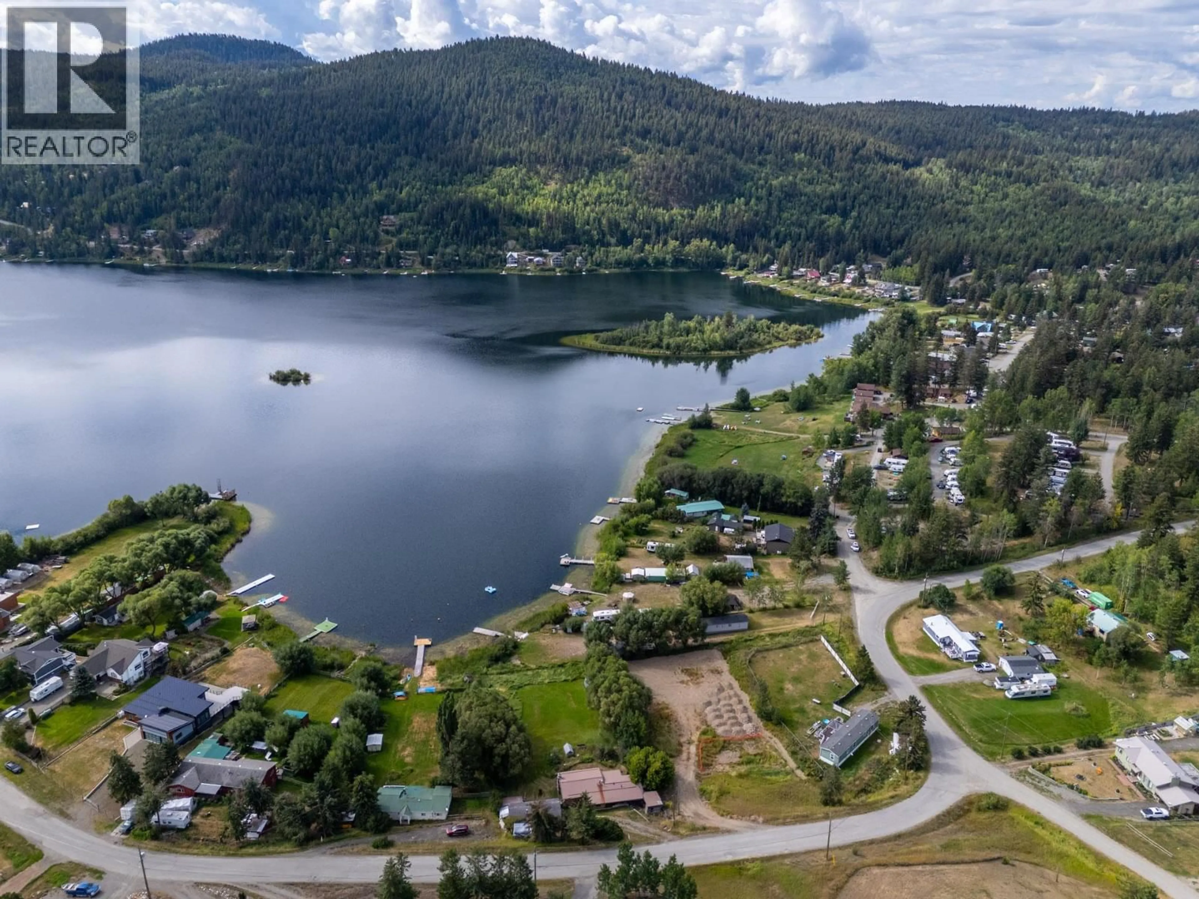 A pic from outside/outdoor area/front of a property/back of a property/a pic from drone, water/lake/river/ocean view for 2504 GOULD ROAD, Kamloops British Columbia V0E3E1