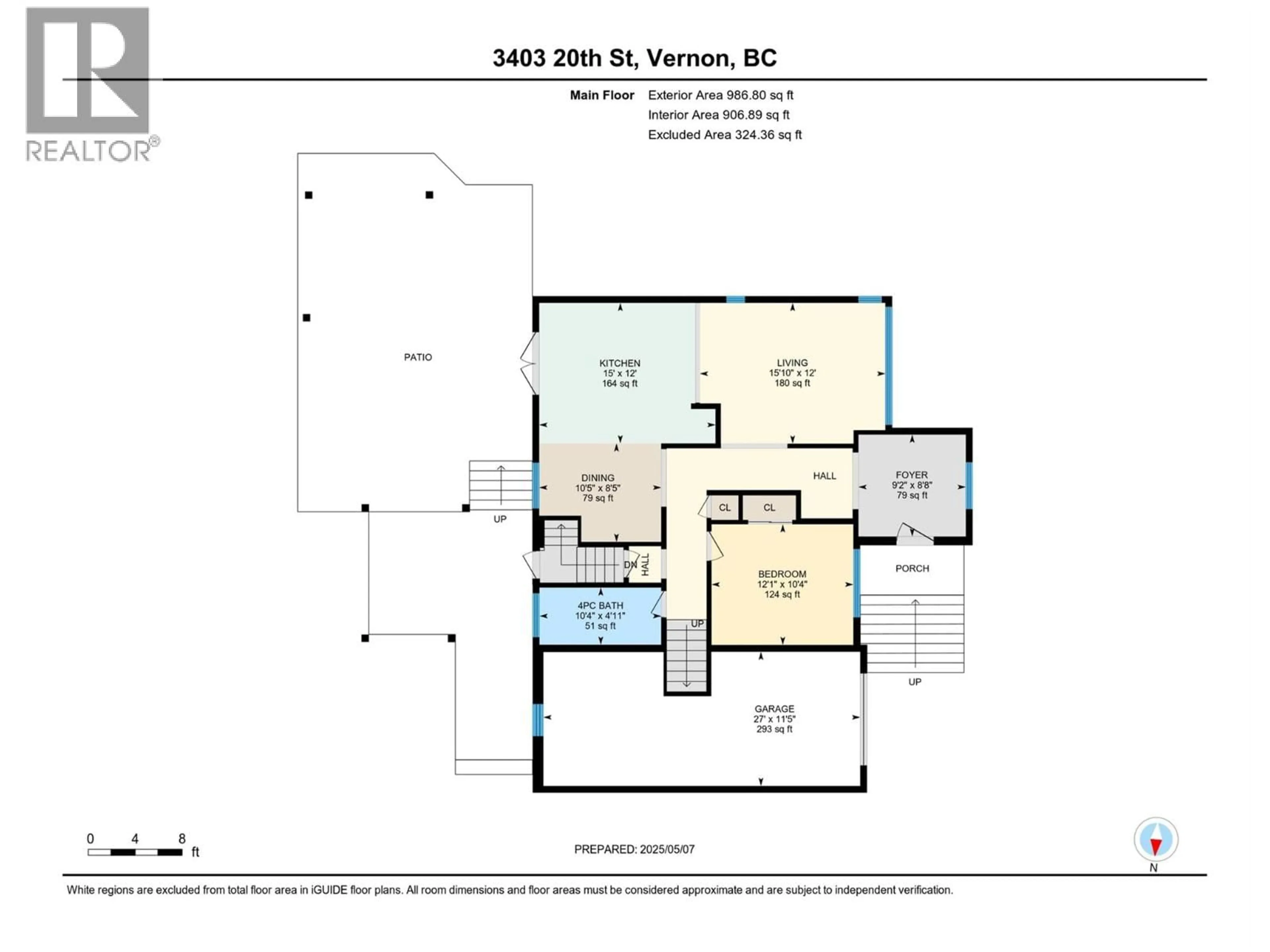 Floor plan for 3403 20TH STREET, Vernon British Columbia V1T4C6