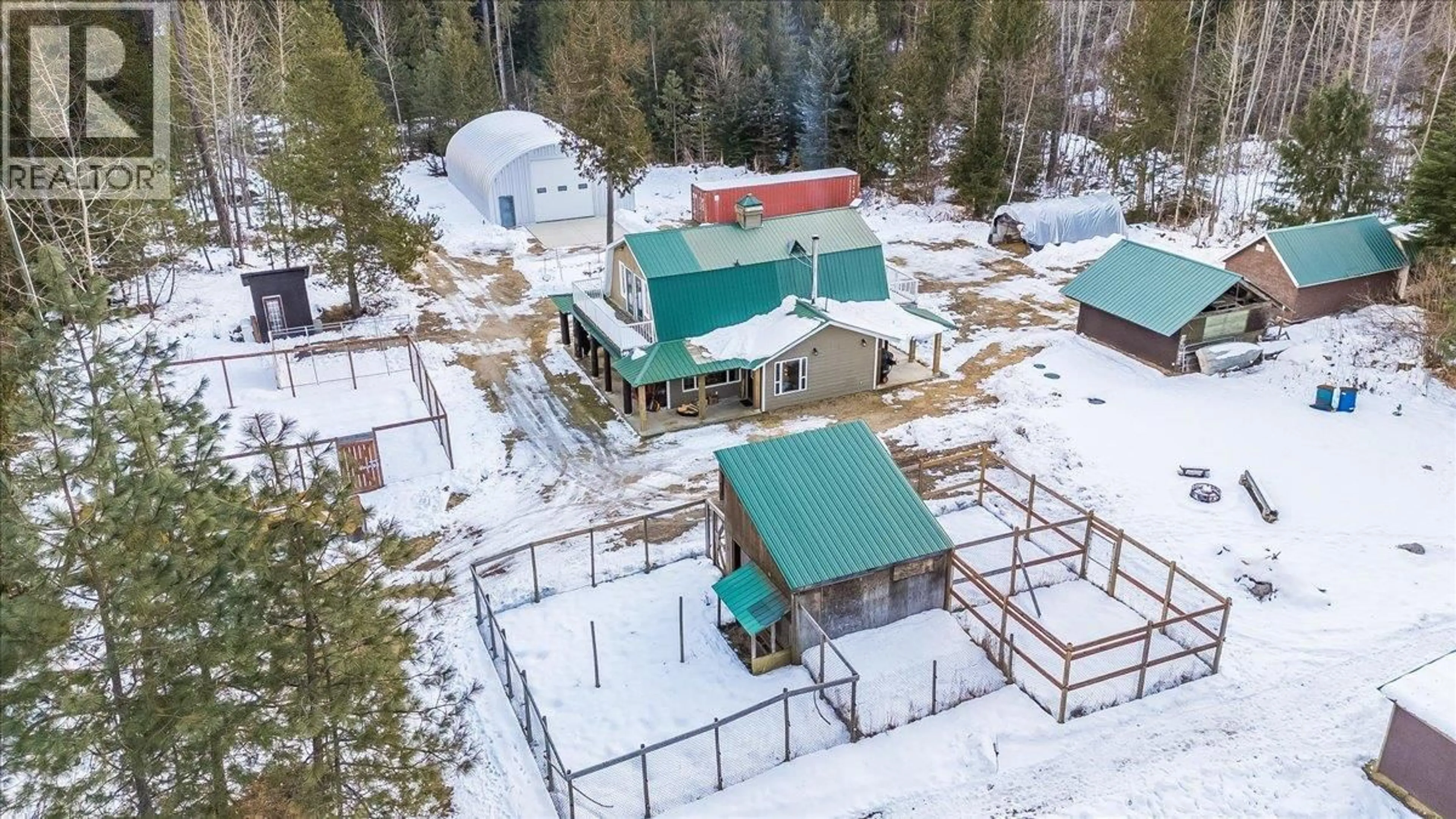 A pic from outside/outdoor area/front of a property/back of a property/a pic from drone, unknown for 4453 PASSMORE UPPER ROAD, Passmore British Columbia V0G2J0