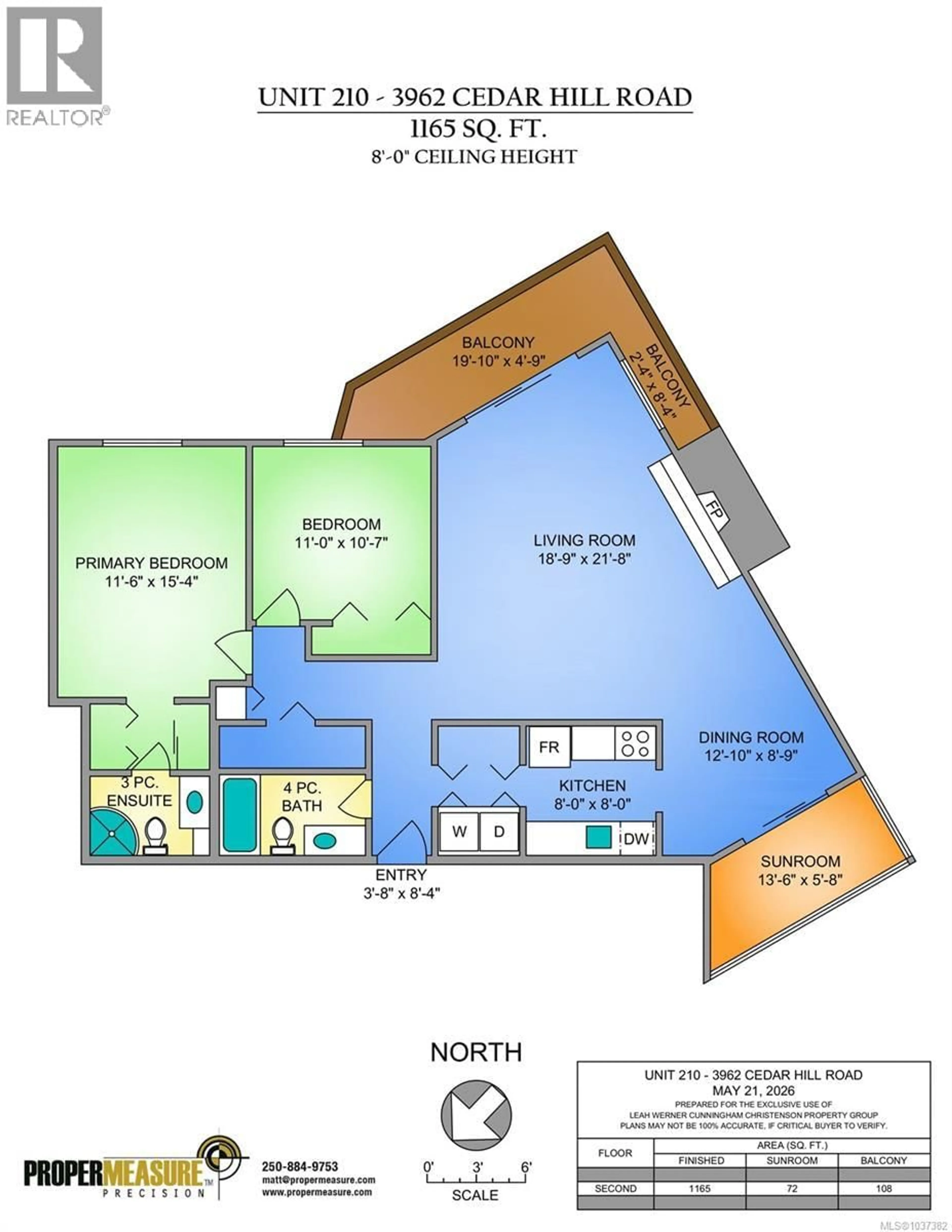 Floor plan for 210 - 3962 CEDAR HILL ROAD, Saanich British Columbia V8N3B8