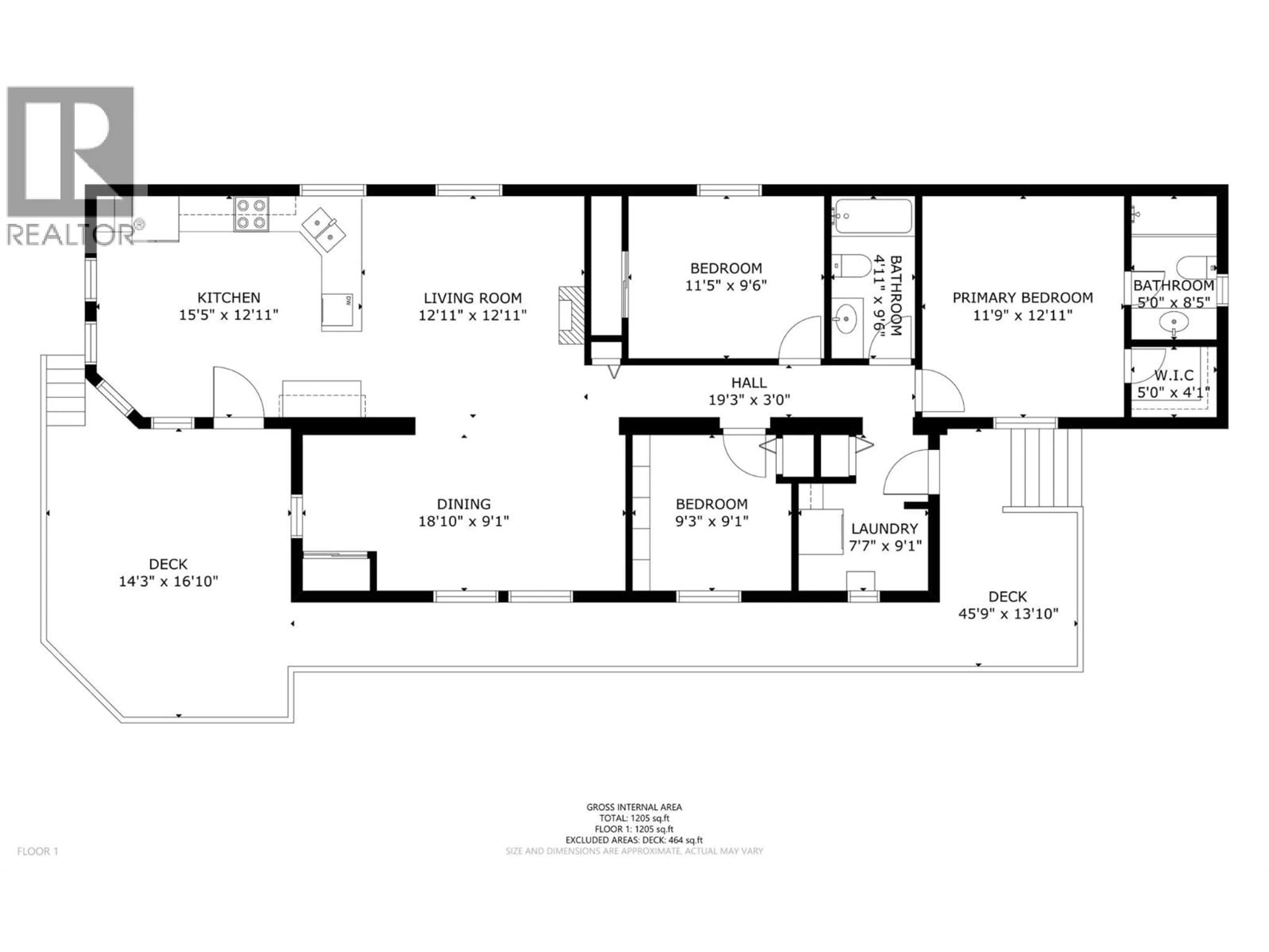Floor plan for 53 - 1750 LENZ ROAD, West Kelowna British Columbia V1Z3N1