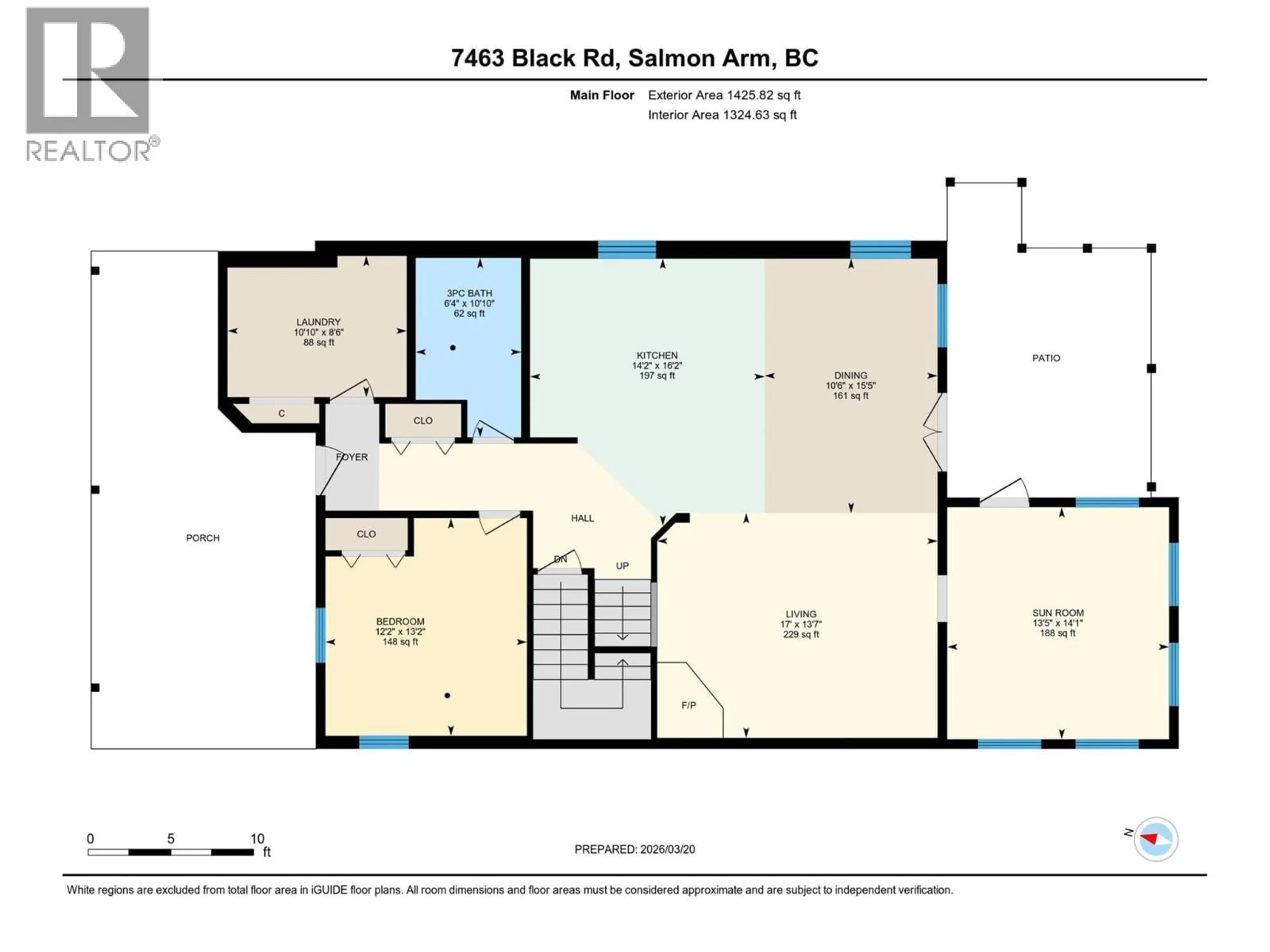 Floor plan for 7463 BLACK ROAD SOUTHEAST, Salmon Arm British Columbia V1E2P6