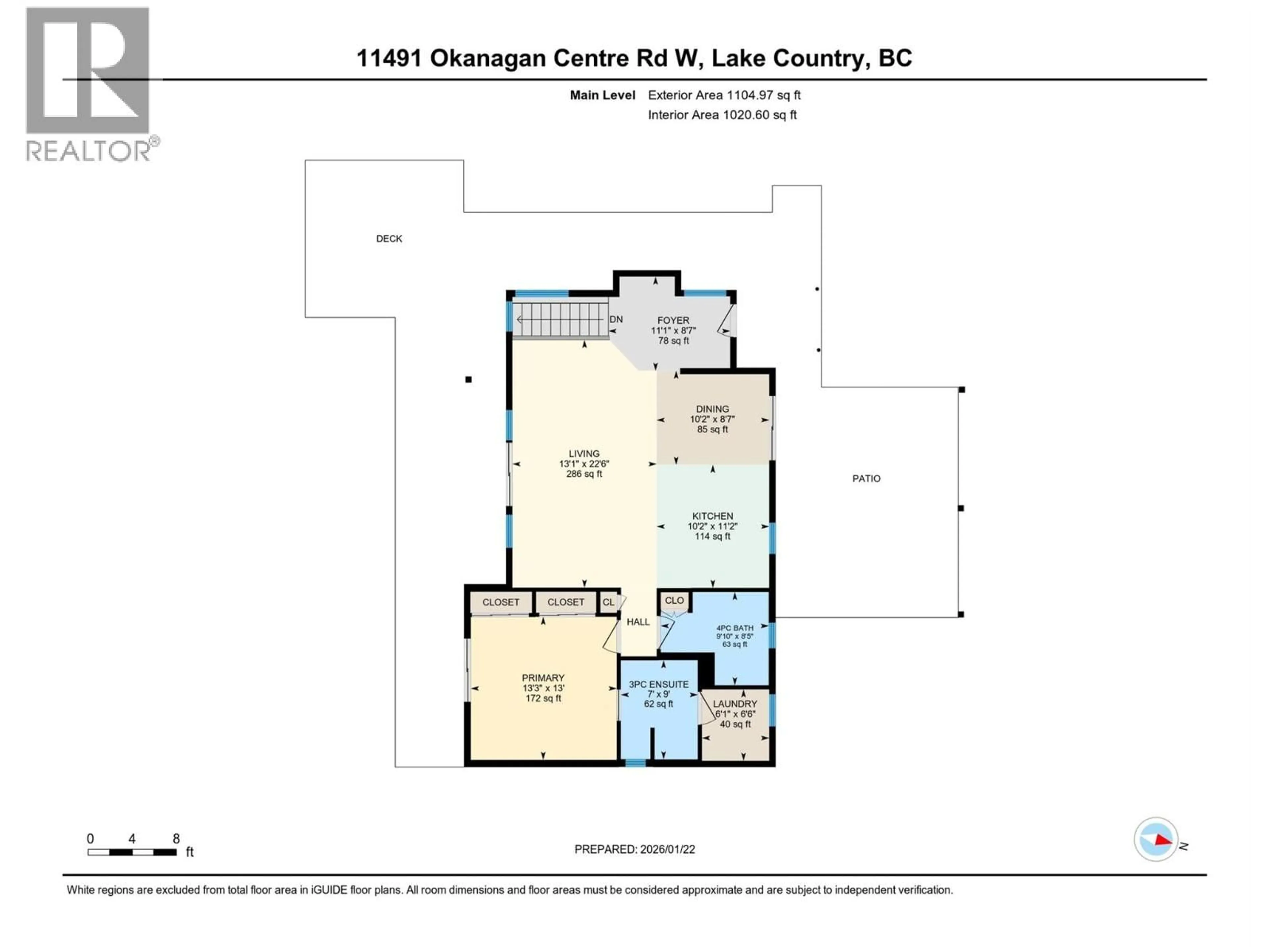 Floor plan for 11491 OKANAGAN CENTRE ROAD WEST, Lake Country British Columbia V4V2H2