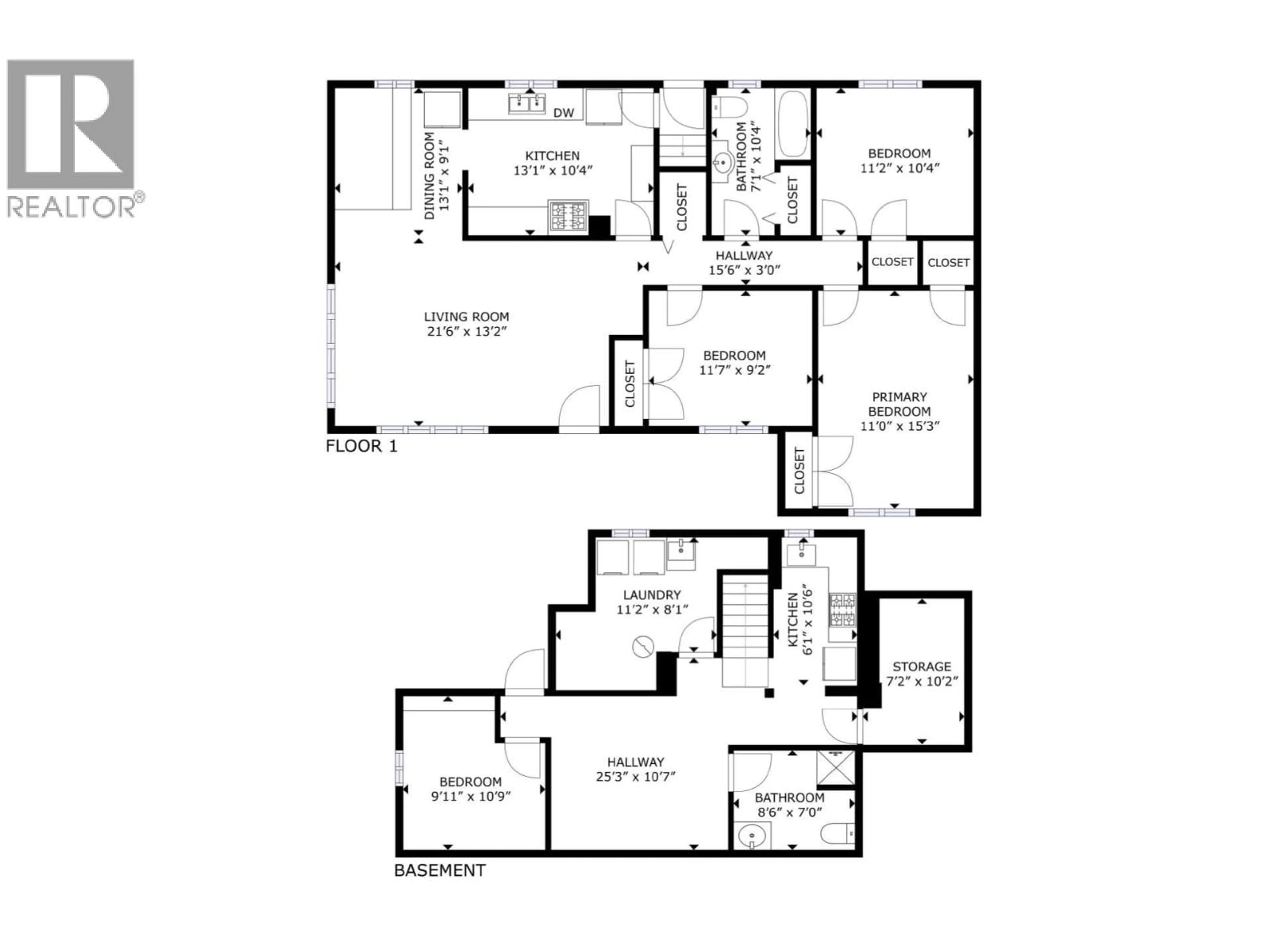 Floor plan for 470 SNOWSELL STREET NORTH, Kelowna British Columbia V1V2C7