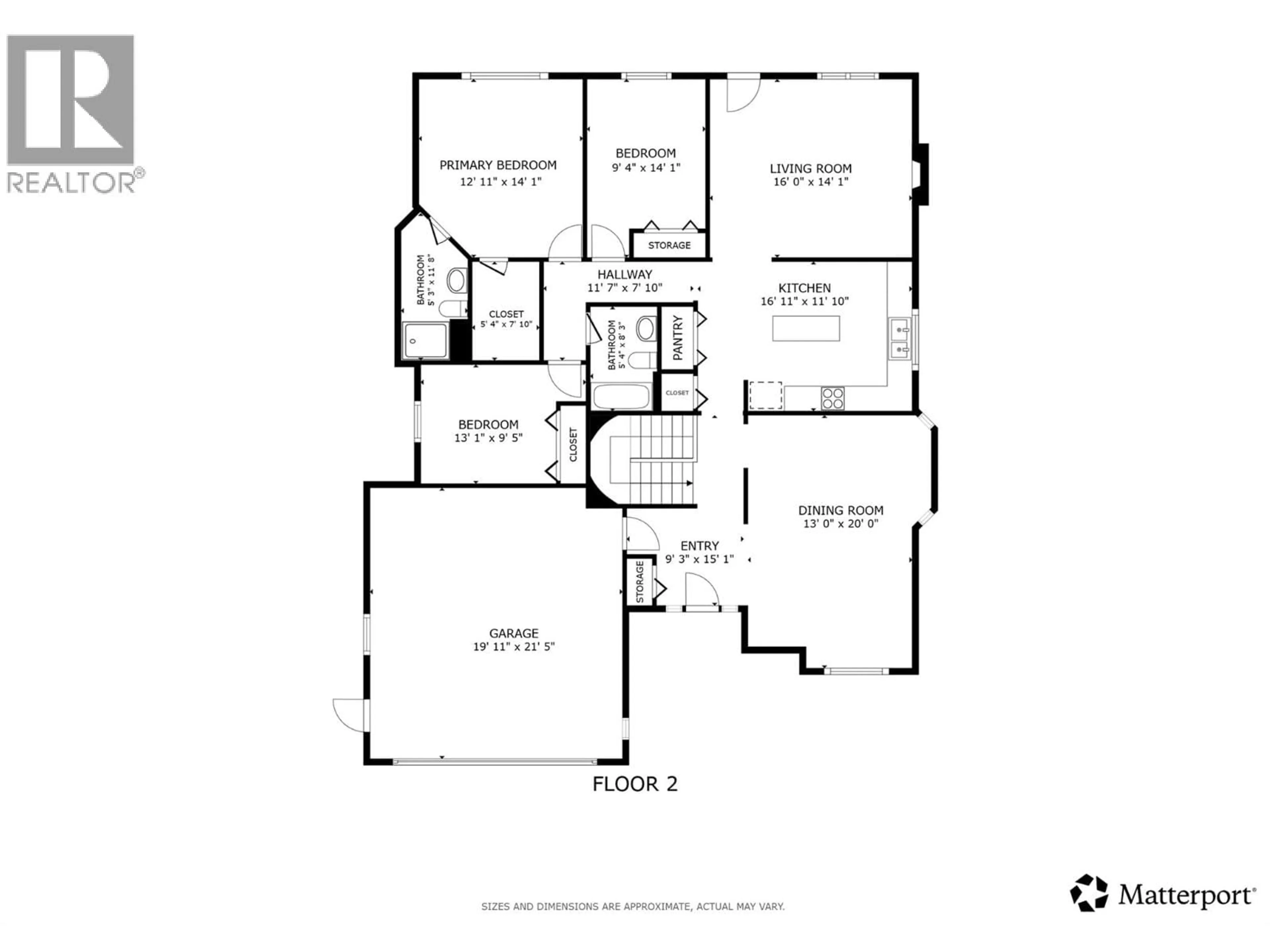Floor plan for 3482 RIDGE BOULEVARD, West Kelowna British Columbia V4T2V5