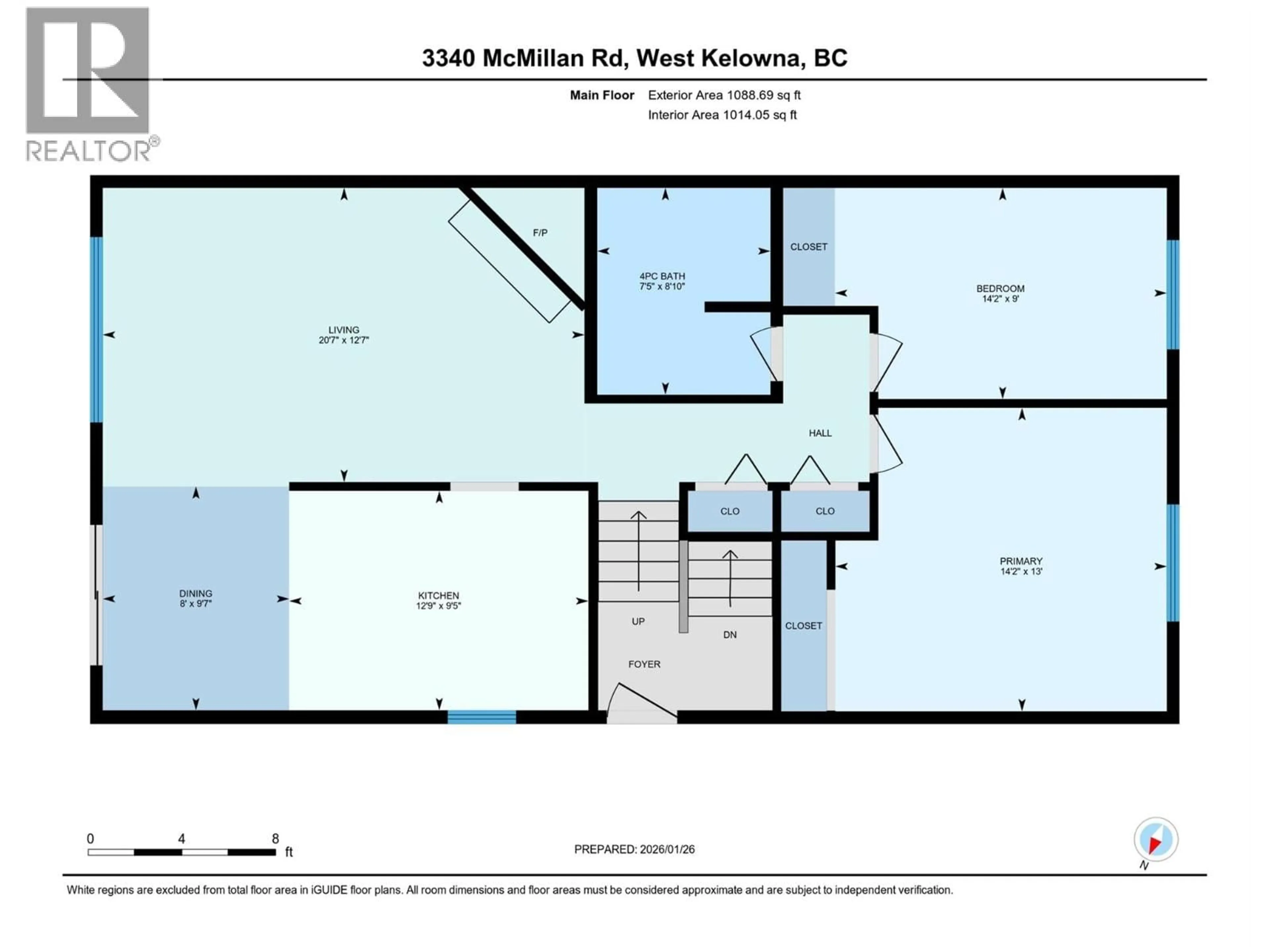 Floor plan for 3340 MCMILLAN ROAD, West Kelowna British Columbia V4T1G9