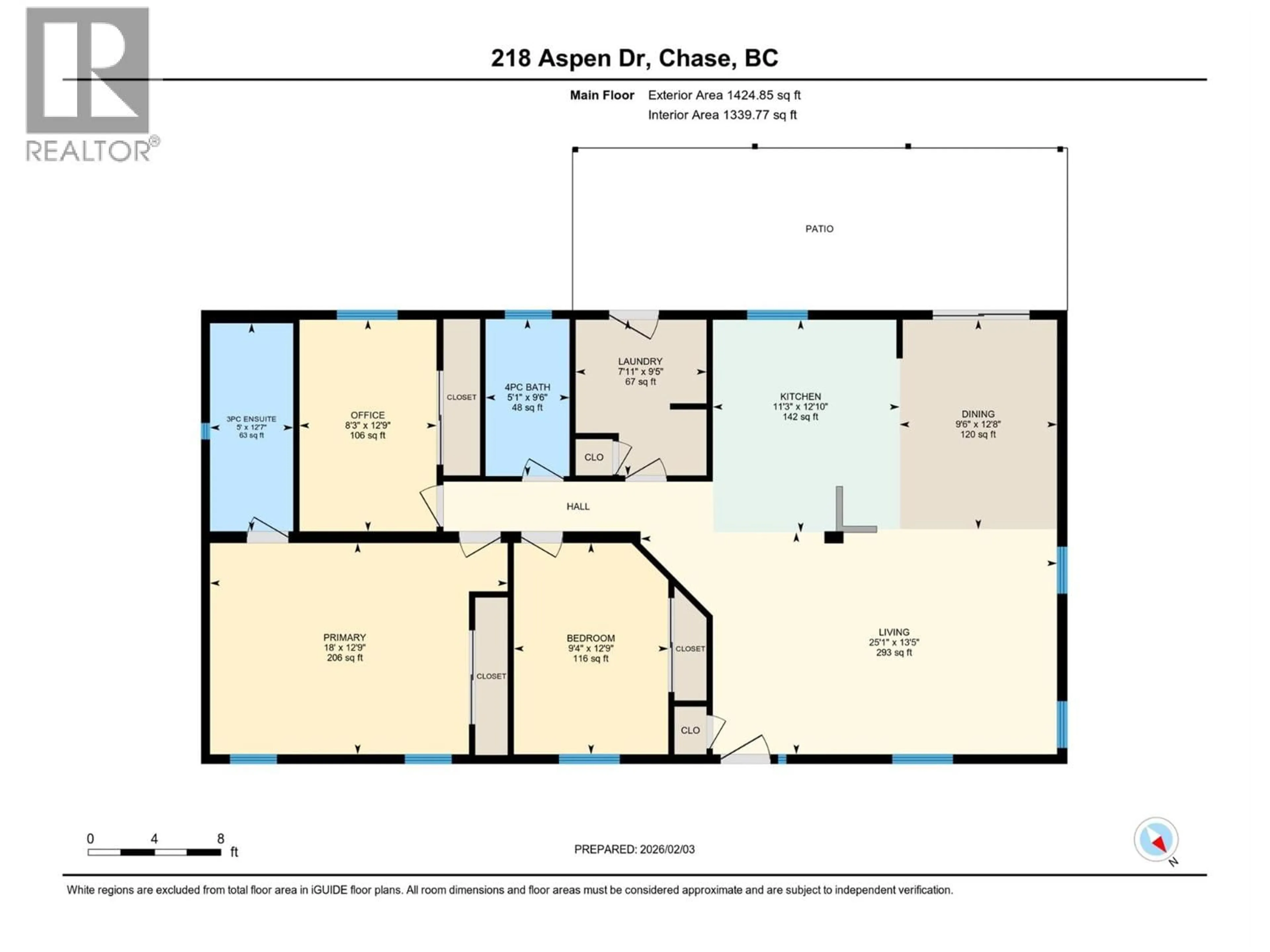 Floor plan for 218 ASPEN DRIVE, Chase British Columbia V0E1M0